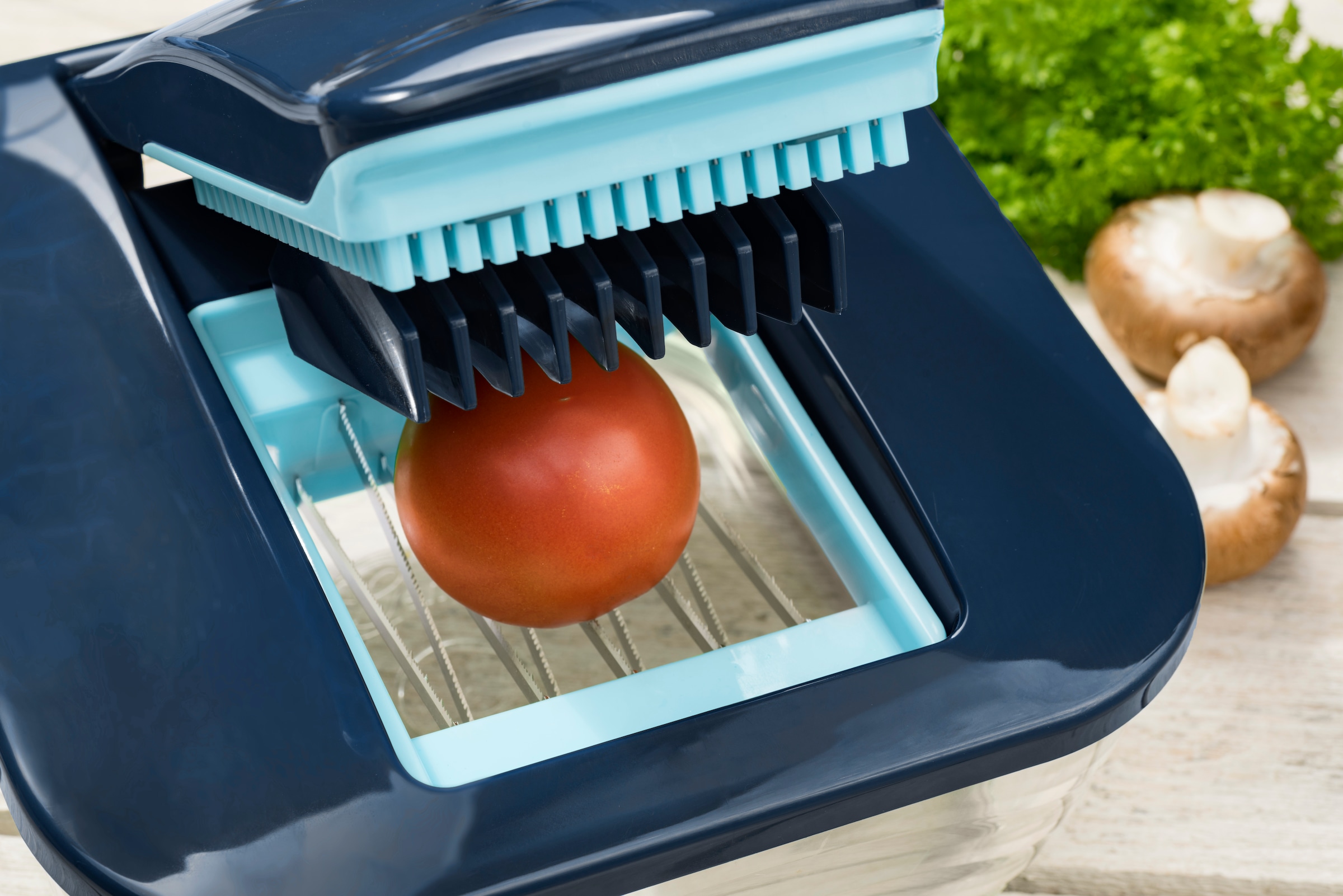 Genius Coupe-légumes »Nicer Dicer Chef, Set 15-tlg., schneiden/reiben, alles mit einem Gerät« f. Würfel, Stifte, Scheiben, Streifen, Juliettis, Spiralen u. Julienne