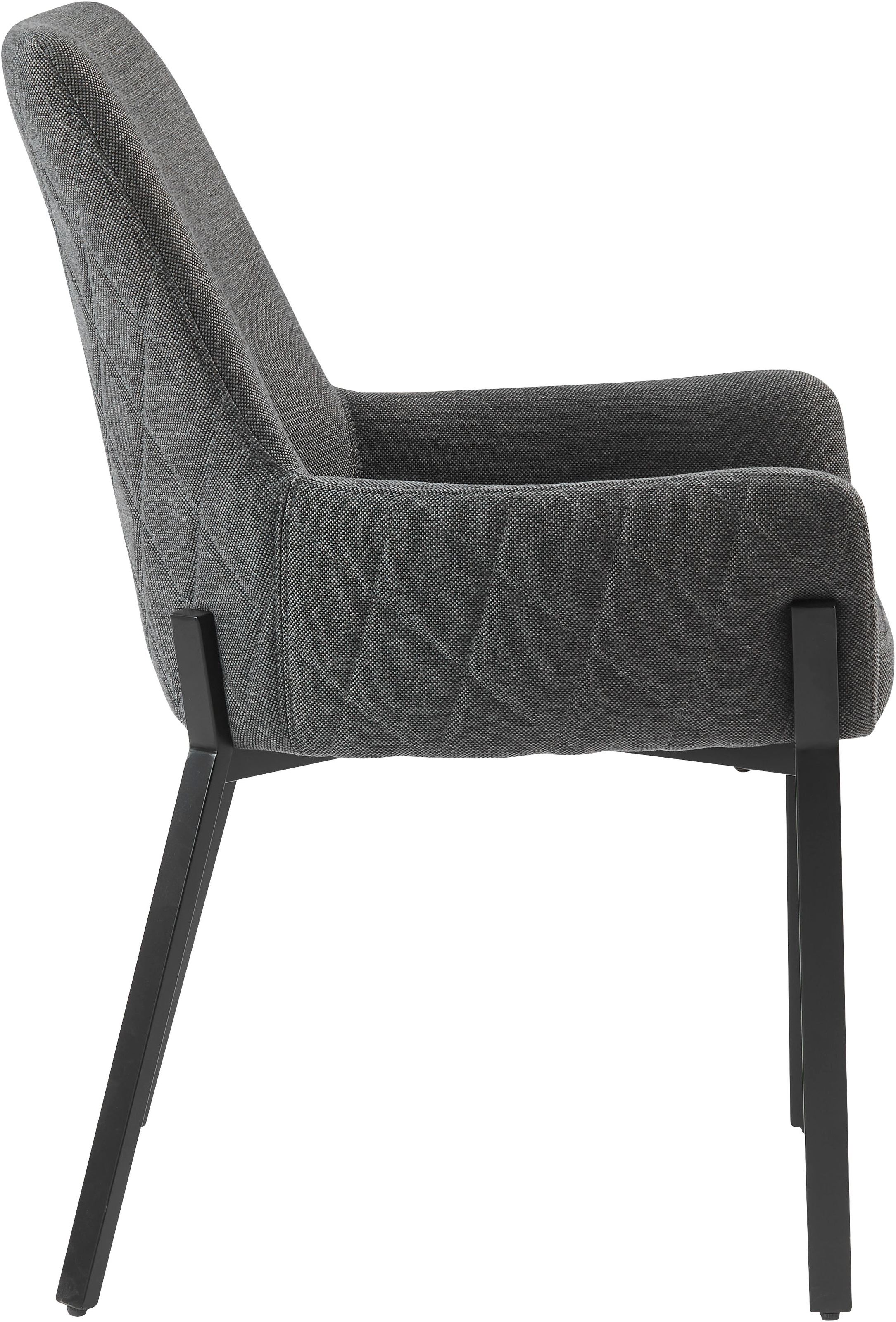 GOODproduct Chaise »Lome« () 1 cuismit pflegeleichtem Webstoff Bezug, Metallgestell, Sitzhöhe 49 cm