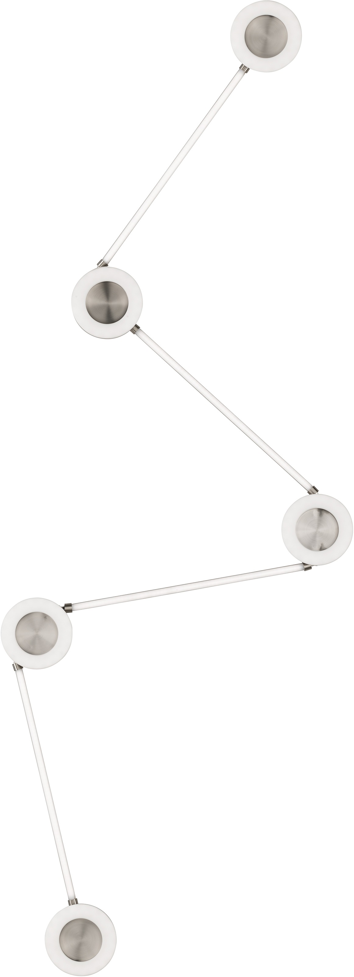 Image of WOFI LED Deckenleuchte »Deckenleuchte Lima 5flg.«, LED-Modul, 1 St., Warmweiss, hochwertige LED-Technik bei Ackermann Versand Schweiz