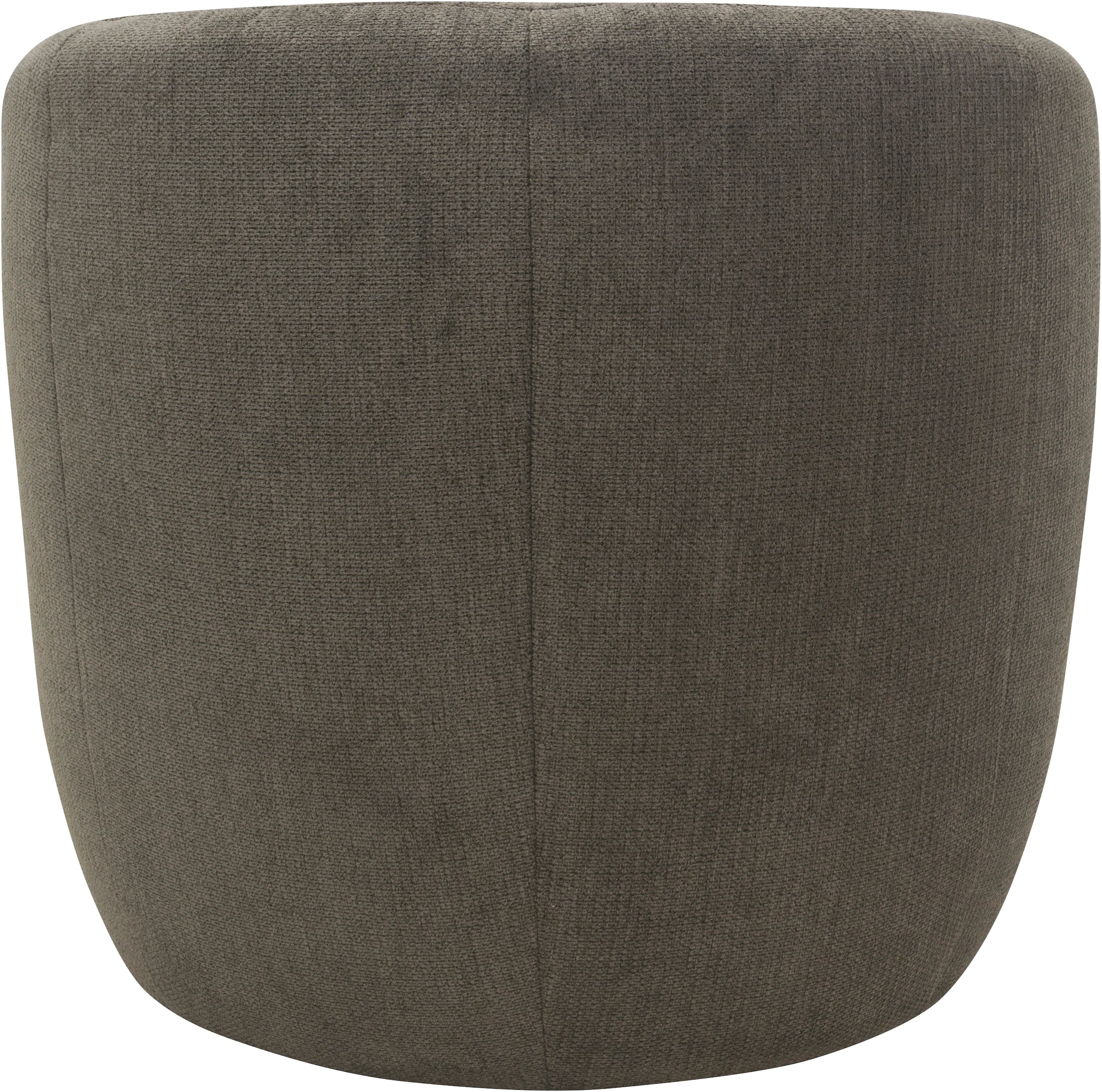 DOMO collection Sessel »Obidos moderner Loungesessel« Struktur weich, schlammfarben