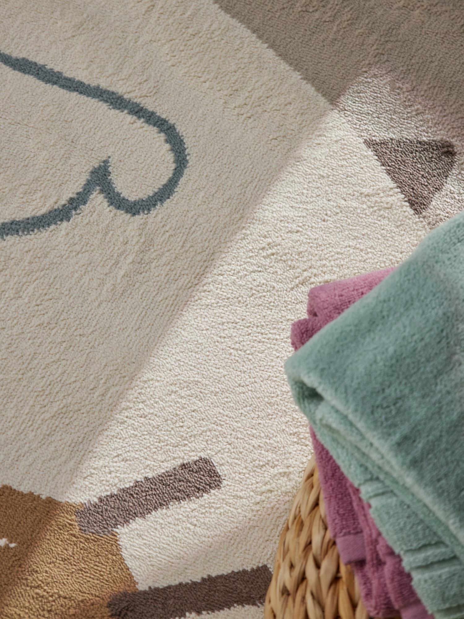 HANSE Home Kinderteppich »Dino« rund 10 mm Höhe Pflegeleicht, Weich, Kinderzimmer, Spielteppich, Spielunterlage