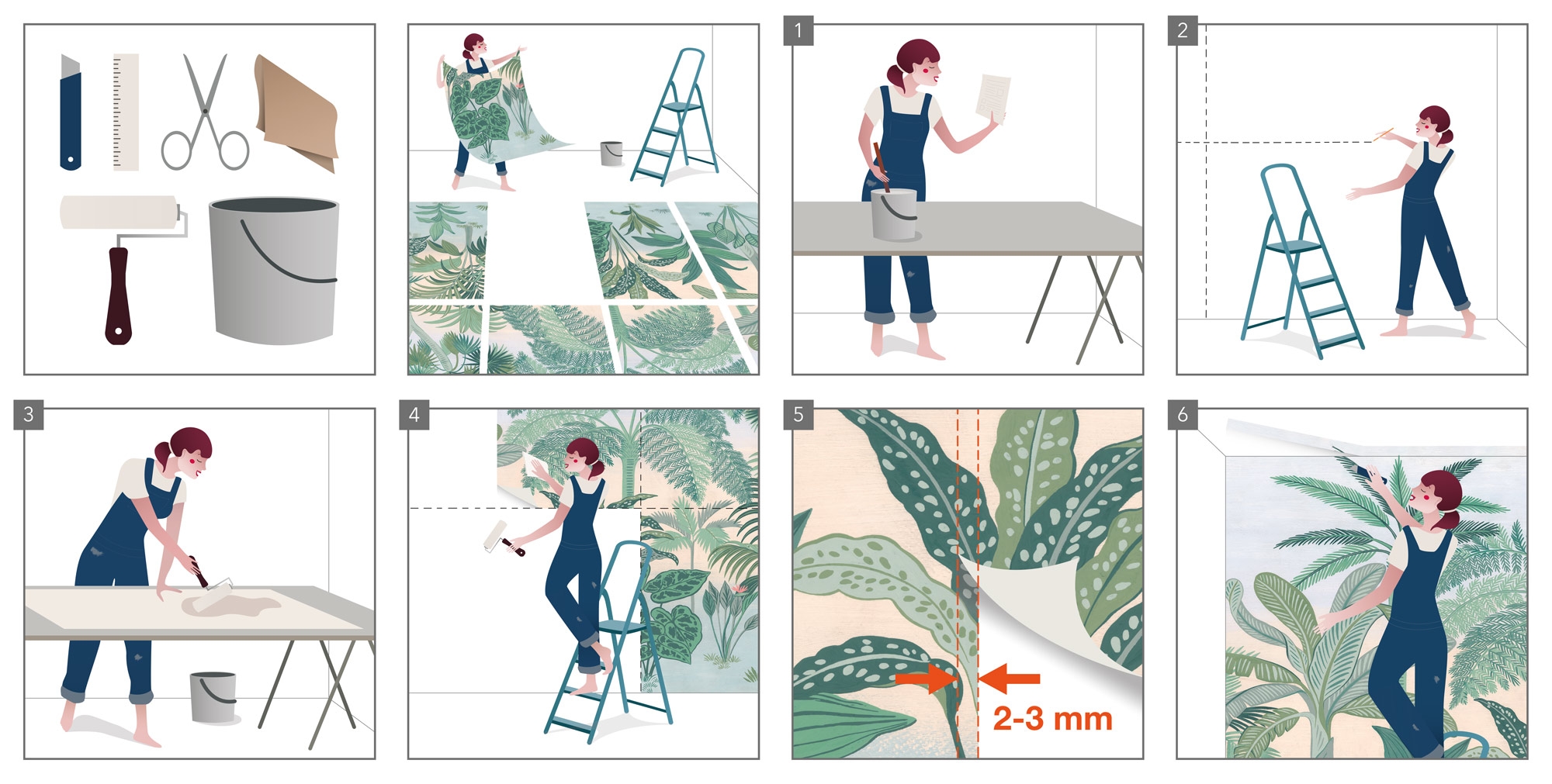 Komar Fototapete »Papier Fototapete - Penthouse - Grösse 368 x 254 cm« Motiv | bedruckt glatt