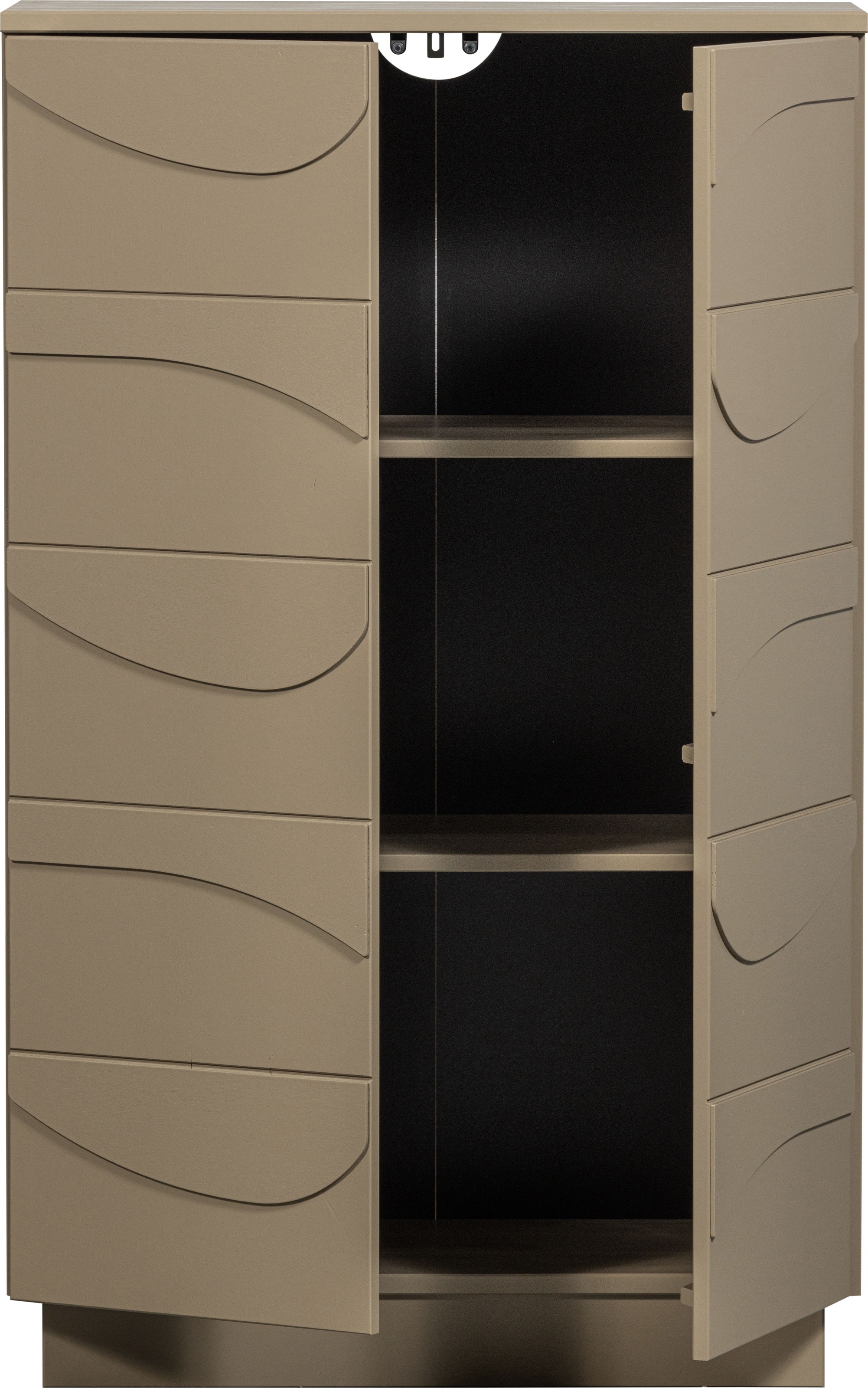 WOOOD Stauraumschrank »Teo« mit push-to-Open-Funktion, Höhe 116 cm