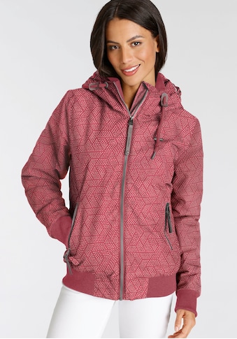 Outdoorjacke »NUGETTKA PRINT O«, mit Kapuze