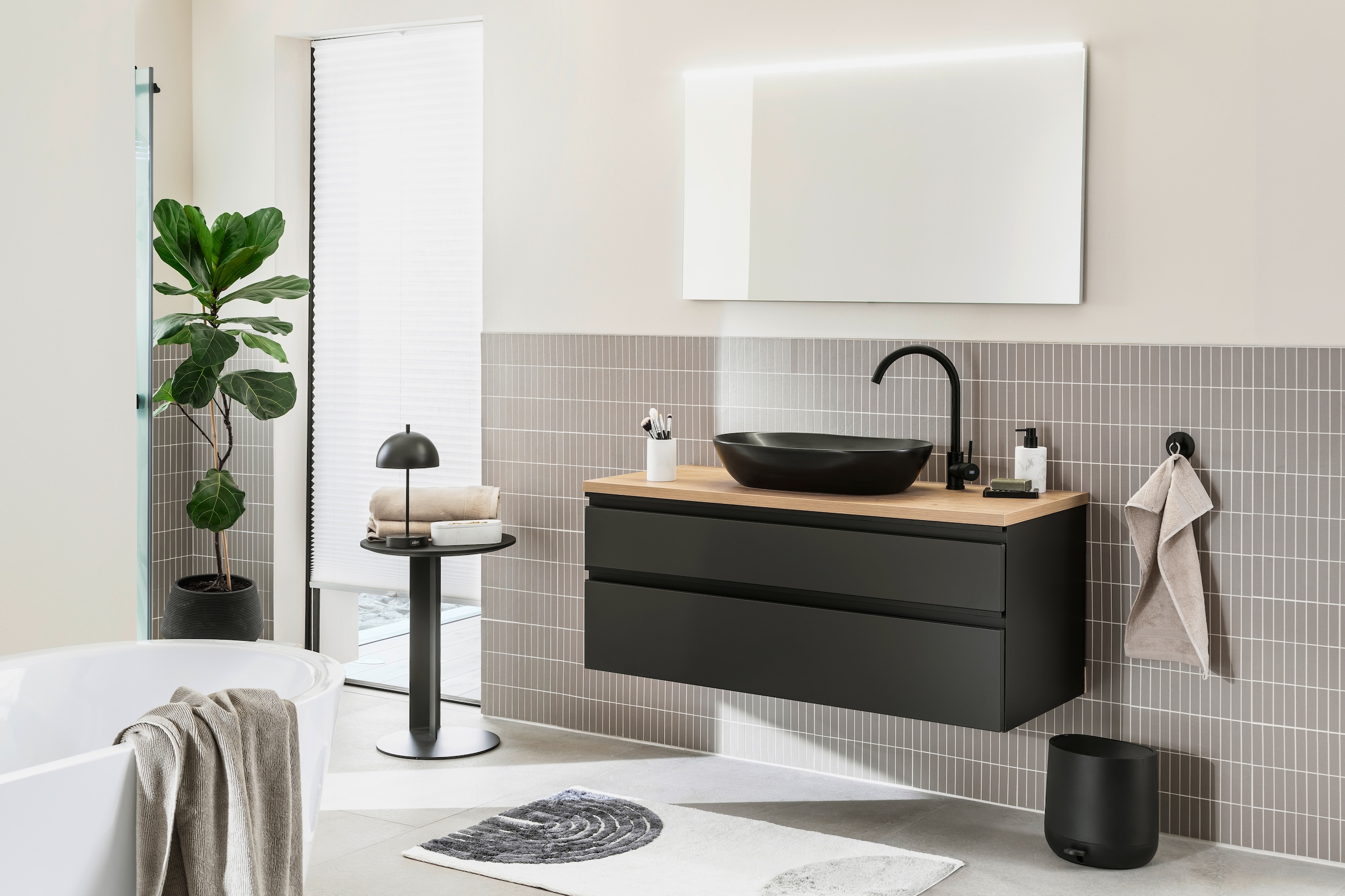 SCHÖNER WOHNEN-Kollektion Badematte »Barbados 233« Höhe 17 mm fussbodenheizungsgeeignet kuschelweicher Badezimmerteppich, waschbar