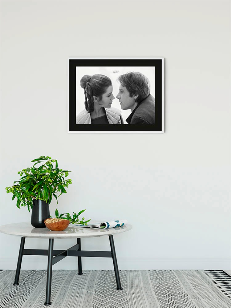 Komar Bild "Star Wars Classic Leia Han Love" Star Wars 1 Stk. tlg. Wandbild zur Dekoration im Kinderzimmer - ohne Rahmen