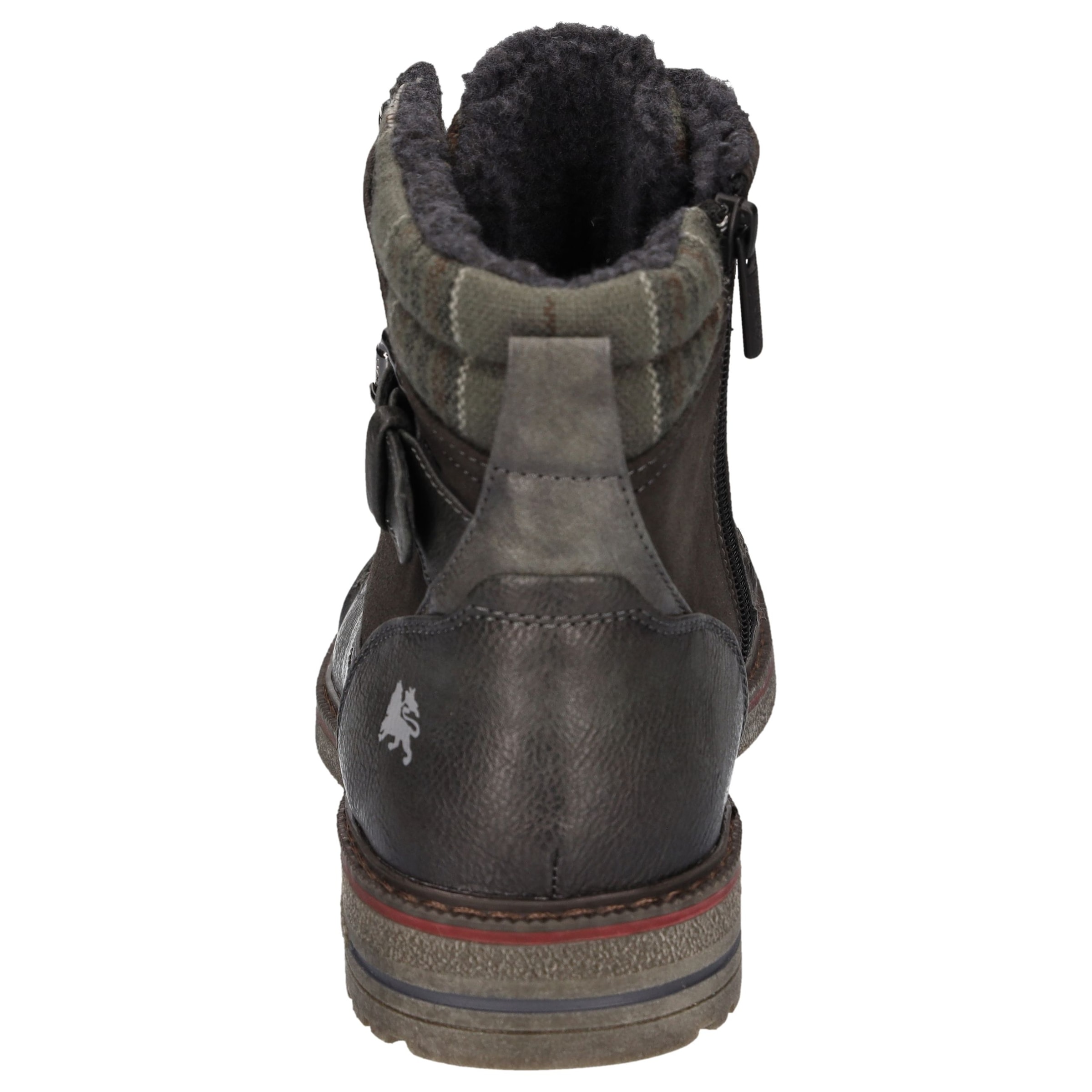 LERROS Winterboots  Workerboots, Schnürboots mit gepolstertem Karo-Schaftrand