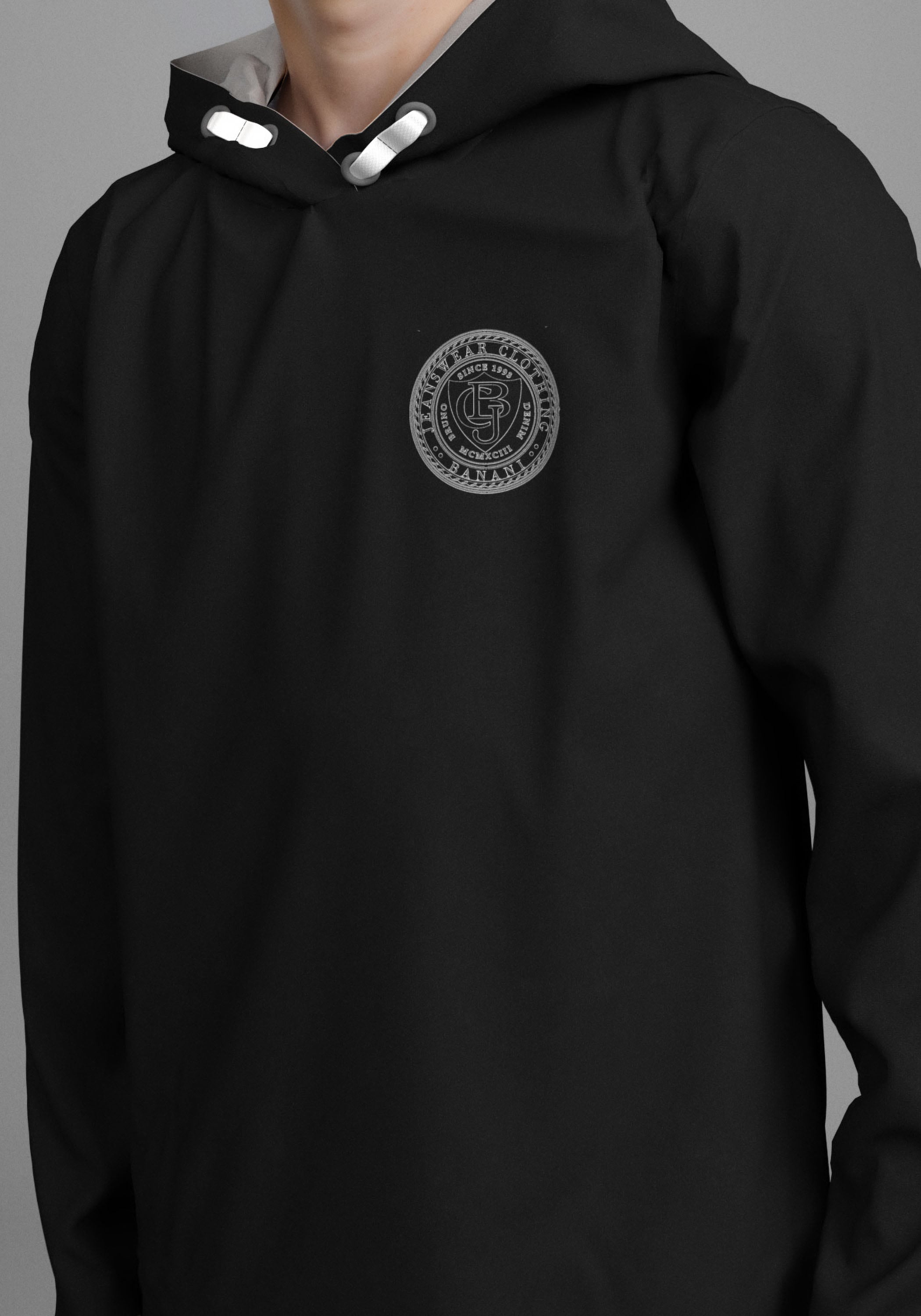 Bruno Banani T-shirt à capuche »Shirt mit RÜCKENPRINT« NEU! BRUNO BANANI für TEENS. Cooles Logoshirt