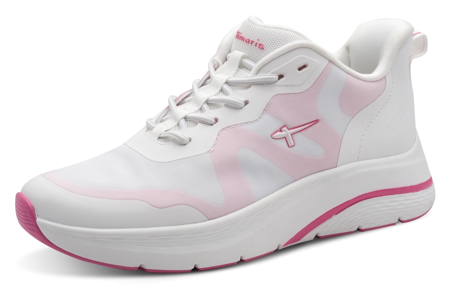 Image of Tamaris Slip-On Sneaker, Plateau, Freizeitschuh, Halbschuh, Slipper mit Kontrastbesatz