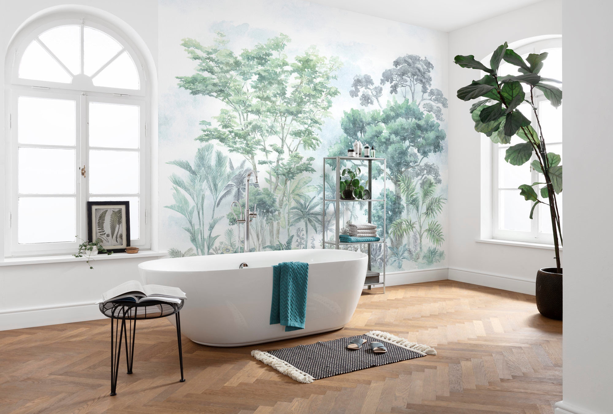Image of Komar Fototapete "Digitaldruck Vlies - Pride Woods - Grösse 300 x 250 cm" bedruckt glatt Wohnzimmer, Schlafzimmer