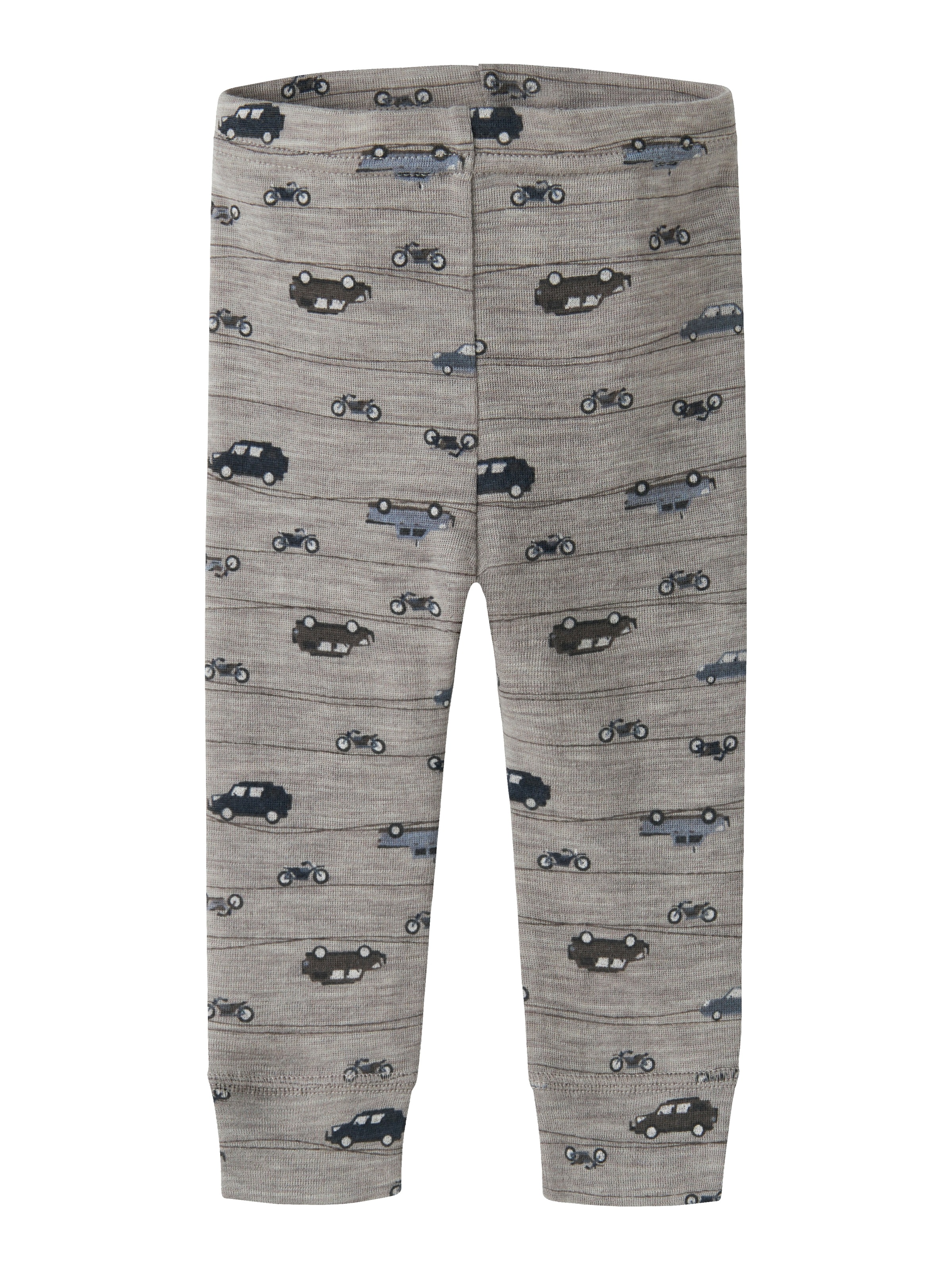 Name It Leggings »NBMWANG WOOL RIB LONGJOHN AOP NOOS«  aus reiner Merinowolle, weich und wärmend