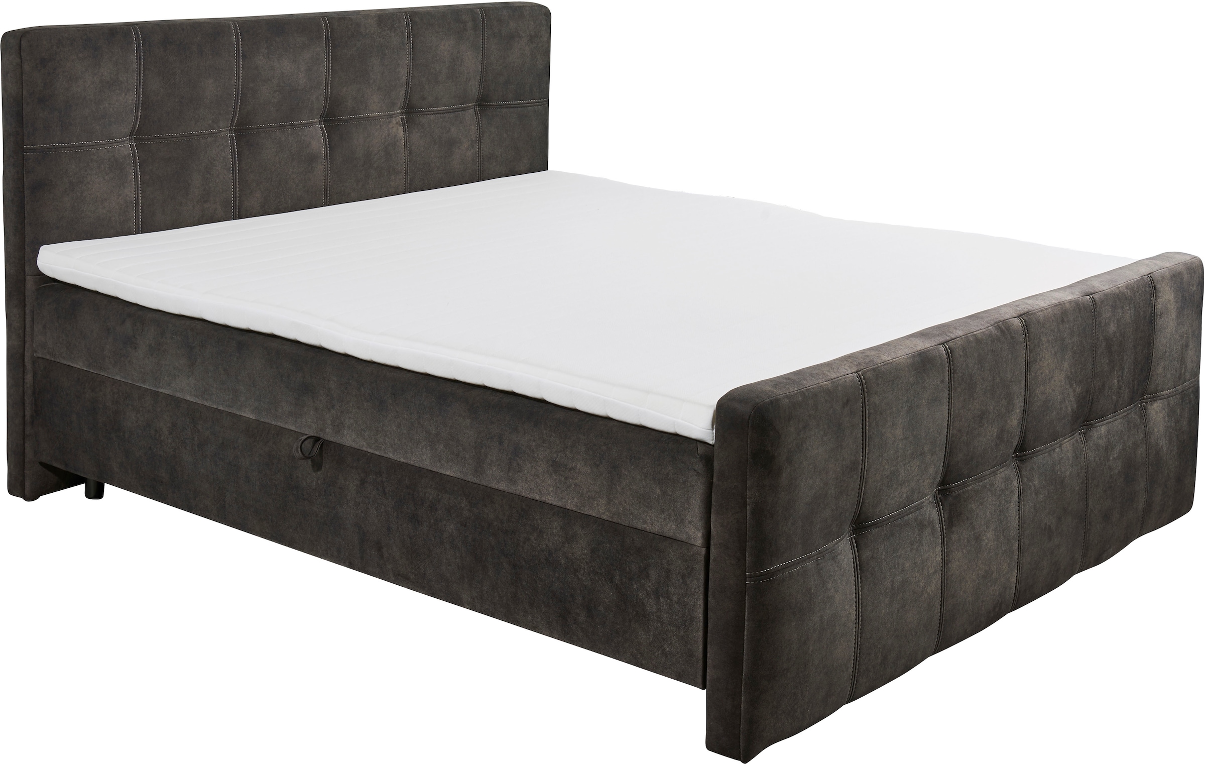 Image of ED EXCITING DESIGN Boxbett "Valetta" mit Bettkasten, inkl. Topper