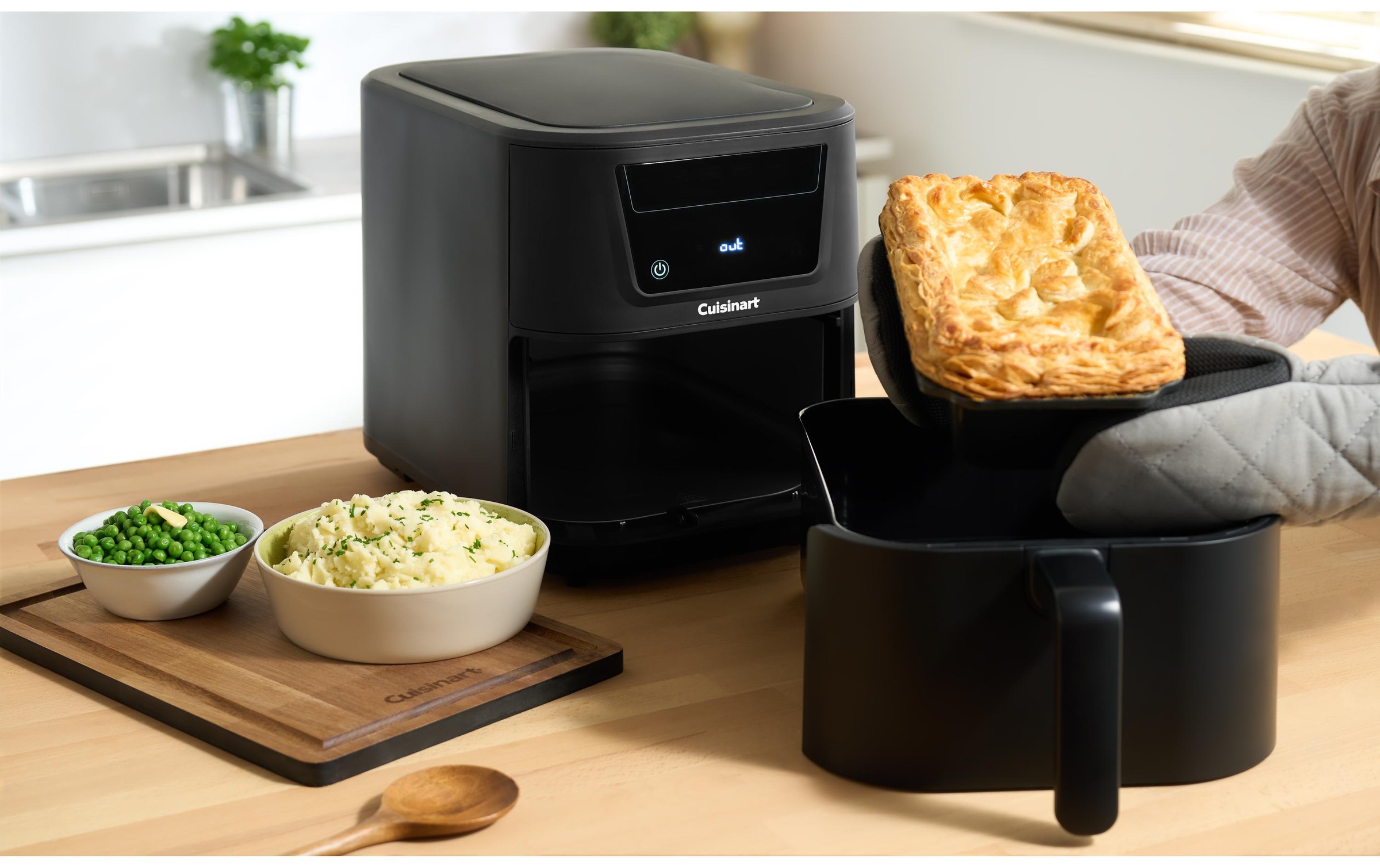 Cuisinart Friteuse à air chaud »CompactMax Slim 7,6 l« 2000 W XXL-Heissluftfritteuse mit 7.6 L Fassungsvermögen, 7 Programmen