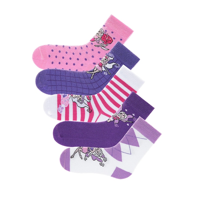 (5 Socken, 5 in farbenfrohen auf Paar), Designs versandkostenfrei H.I.S