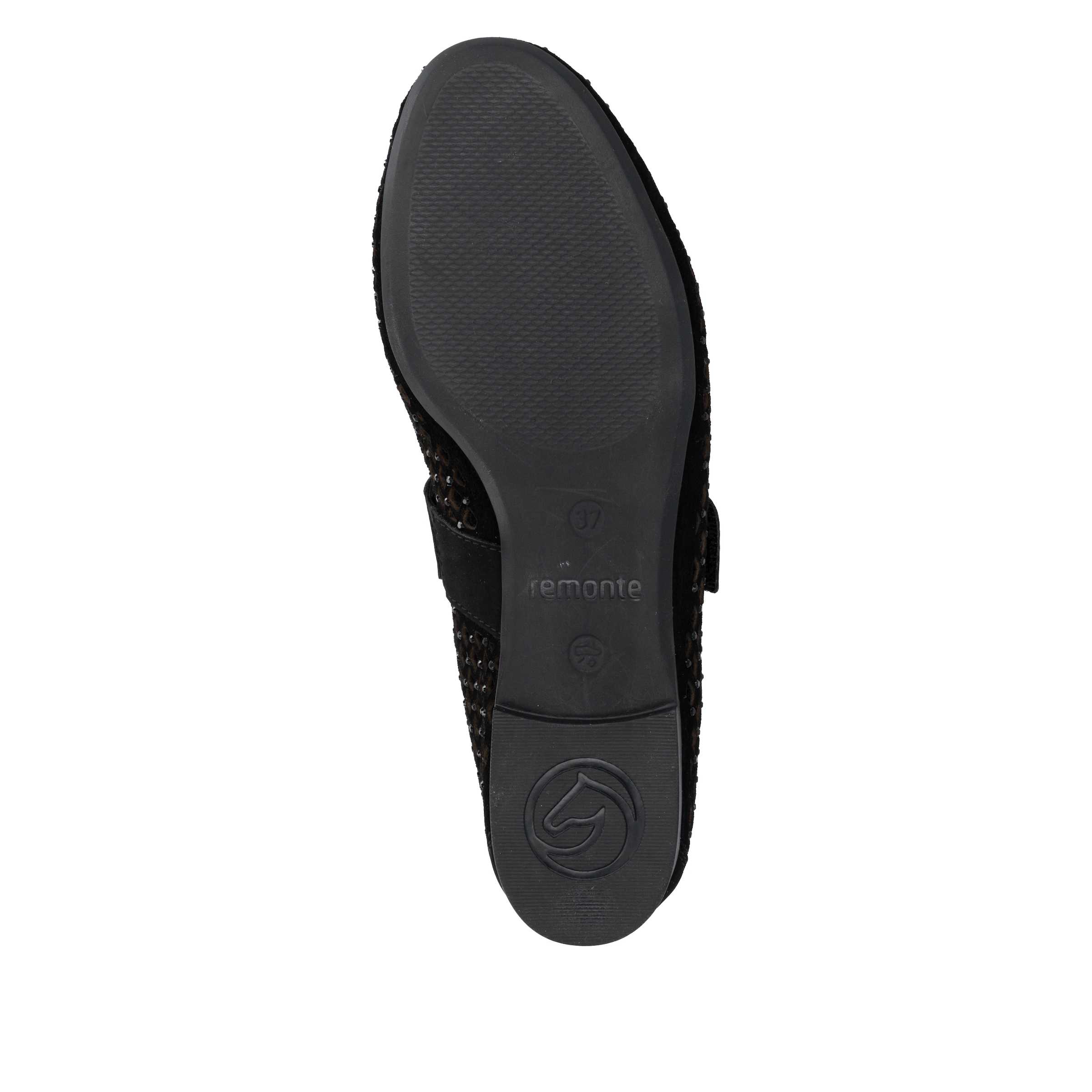 Remonte Ballerines à lanières  mocassins, chaussures d'été avec strass et fermeture velcro