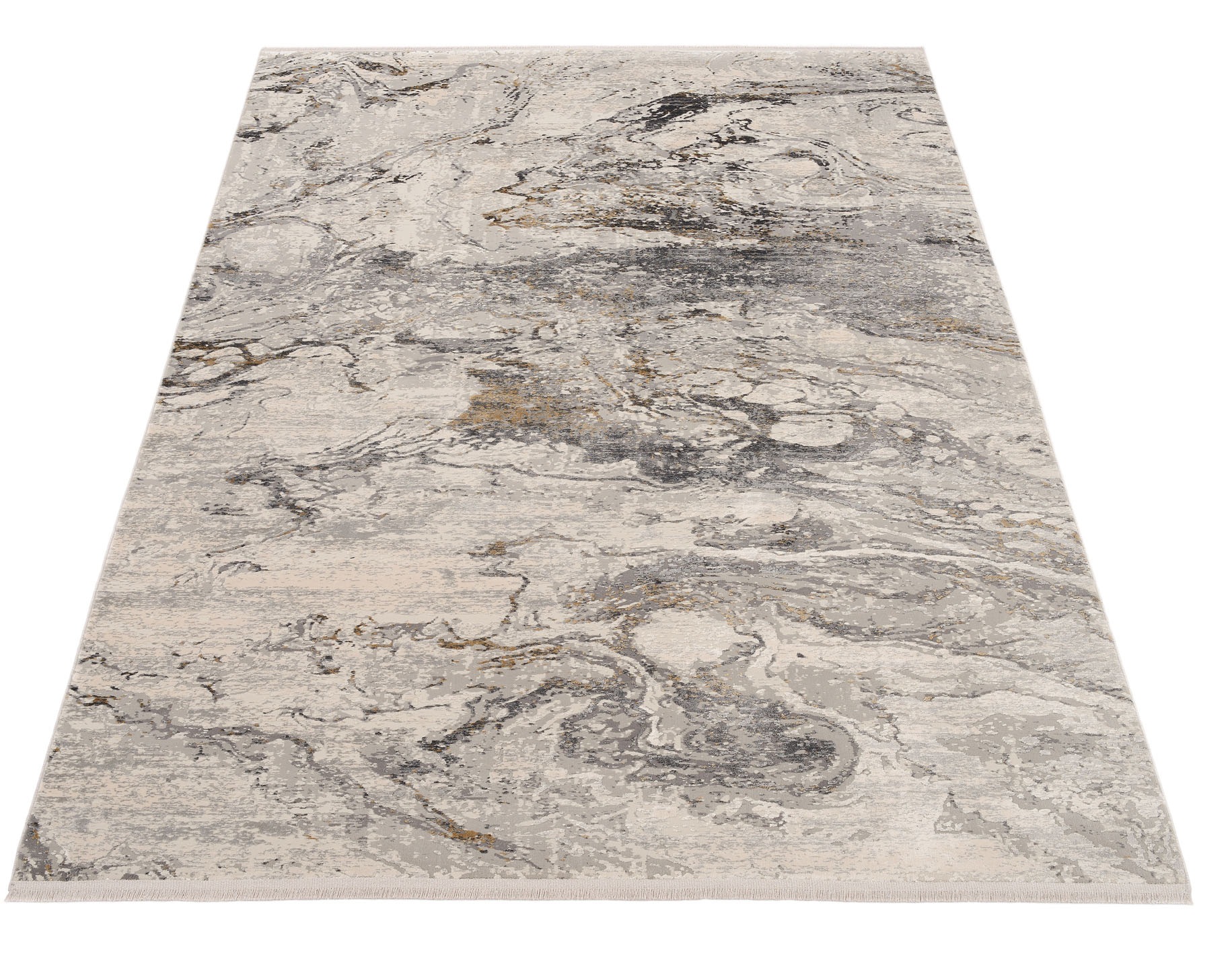 Image of OCI DIE TEPPICHMARKE Teppich »You«, rechteckig, 8 mm Höhe, Glanz Viskose, mit Fransen, Wohnzimmer bei Ackermann Versand Schweiz