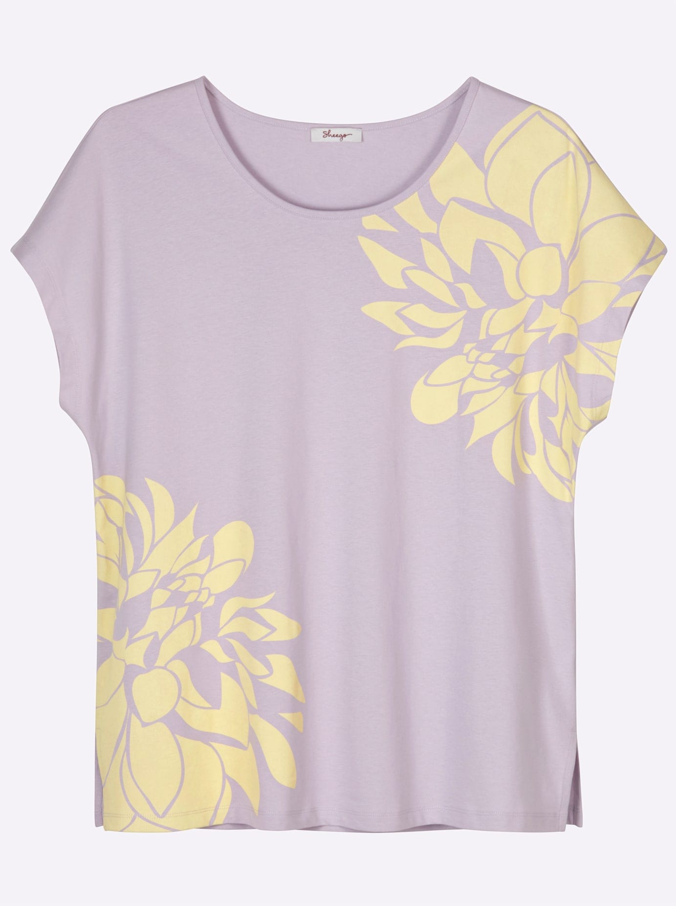 Sheego T-shirt »Halbarmshirt« 1