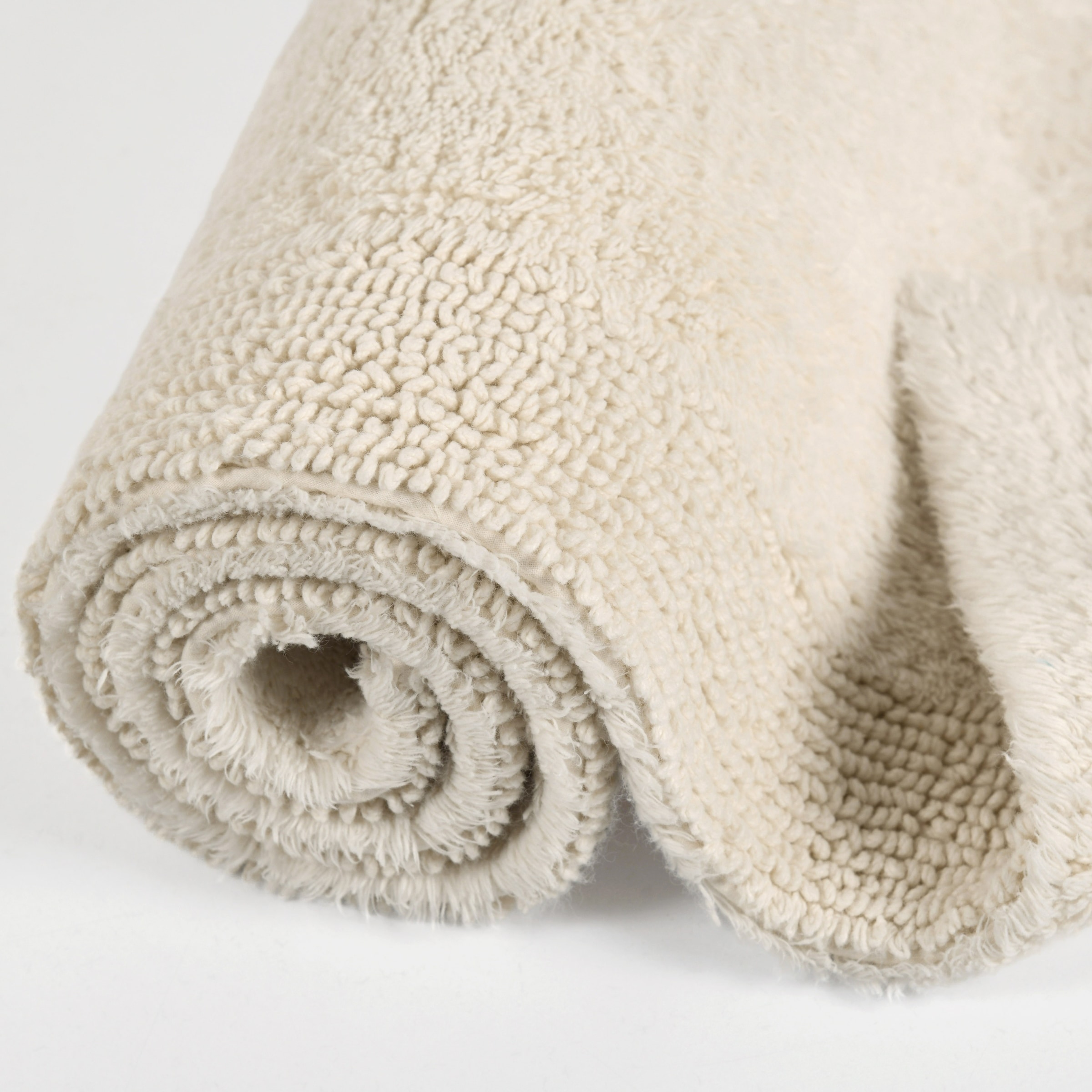 my home Badematte »Kapra, Badvorleger, Badezimmer Teppich«, beidseitig nutzbar-fussbodenheizungsgeeignet-strapazierfähig, mit Bordüre, Badteppich, Badematte, Baumwolle