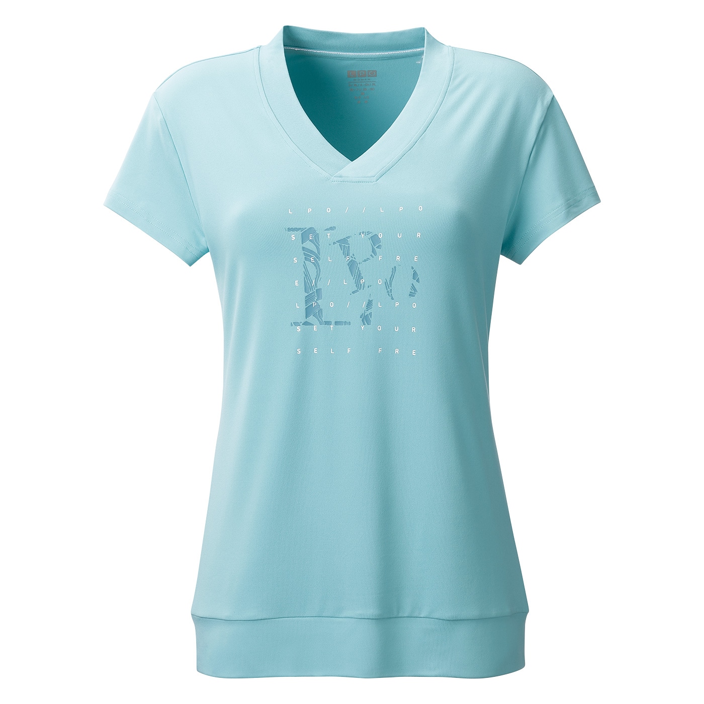 Image of LPO Funktionsshirt "Da-Funktionsshirt Brietta" Mottodruck, Stretchbündchen