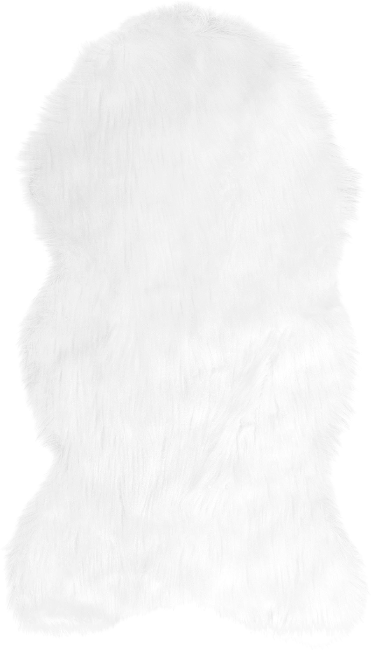 Image of GOODproduct Hochflor-Teppich "Valeria Fellteppich kuschelig" fellförmig 60 mm Höhe Kunstfell, Fellform, weiche Teppiche, Schlafzimmer, Wohnzimmer