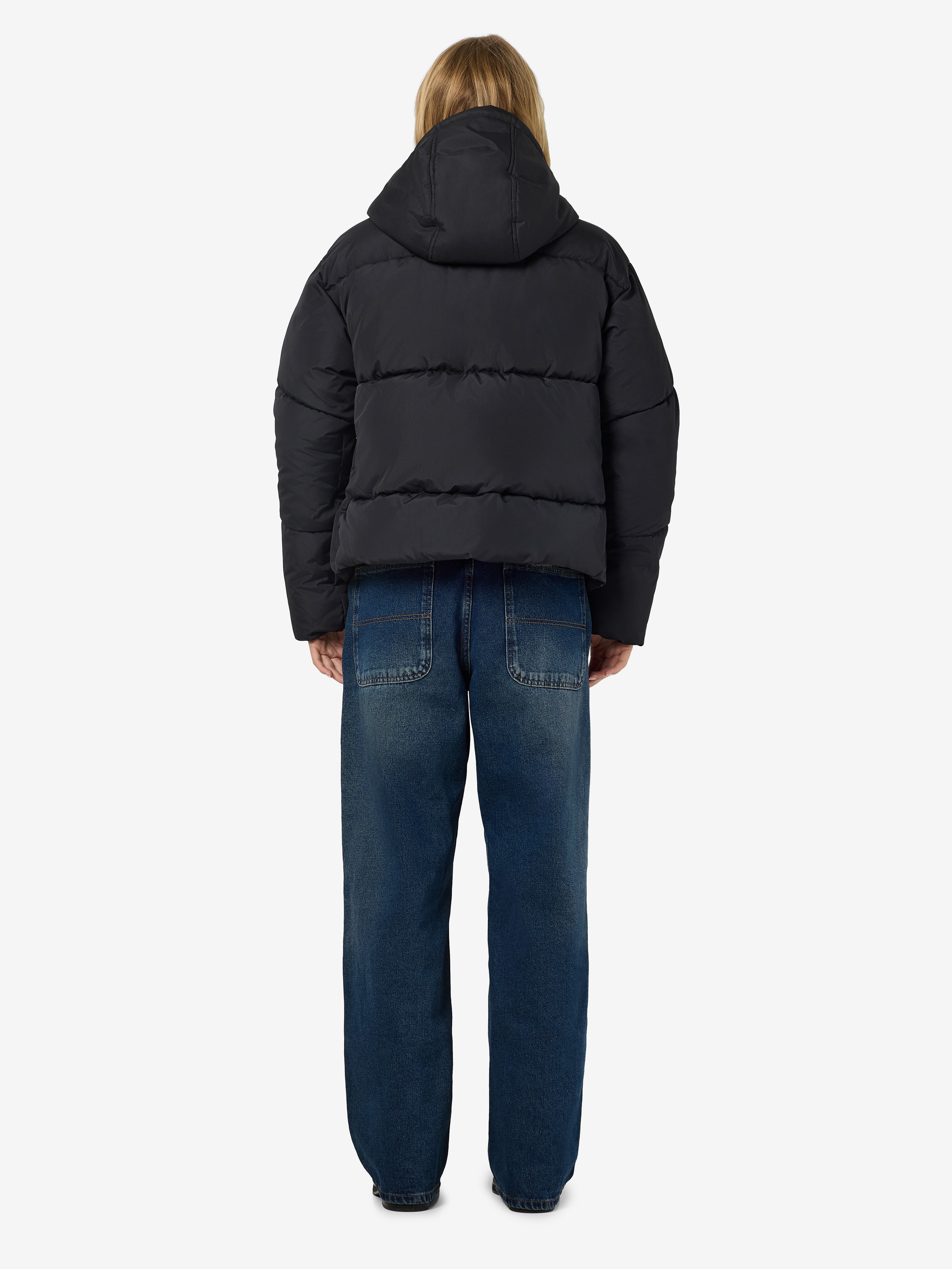 Noisy may Steppjacke »NMTENNA L/S SHORT JACKET NOOS«, mit Kapuze
