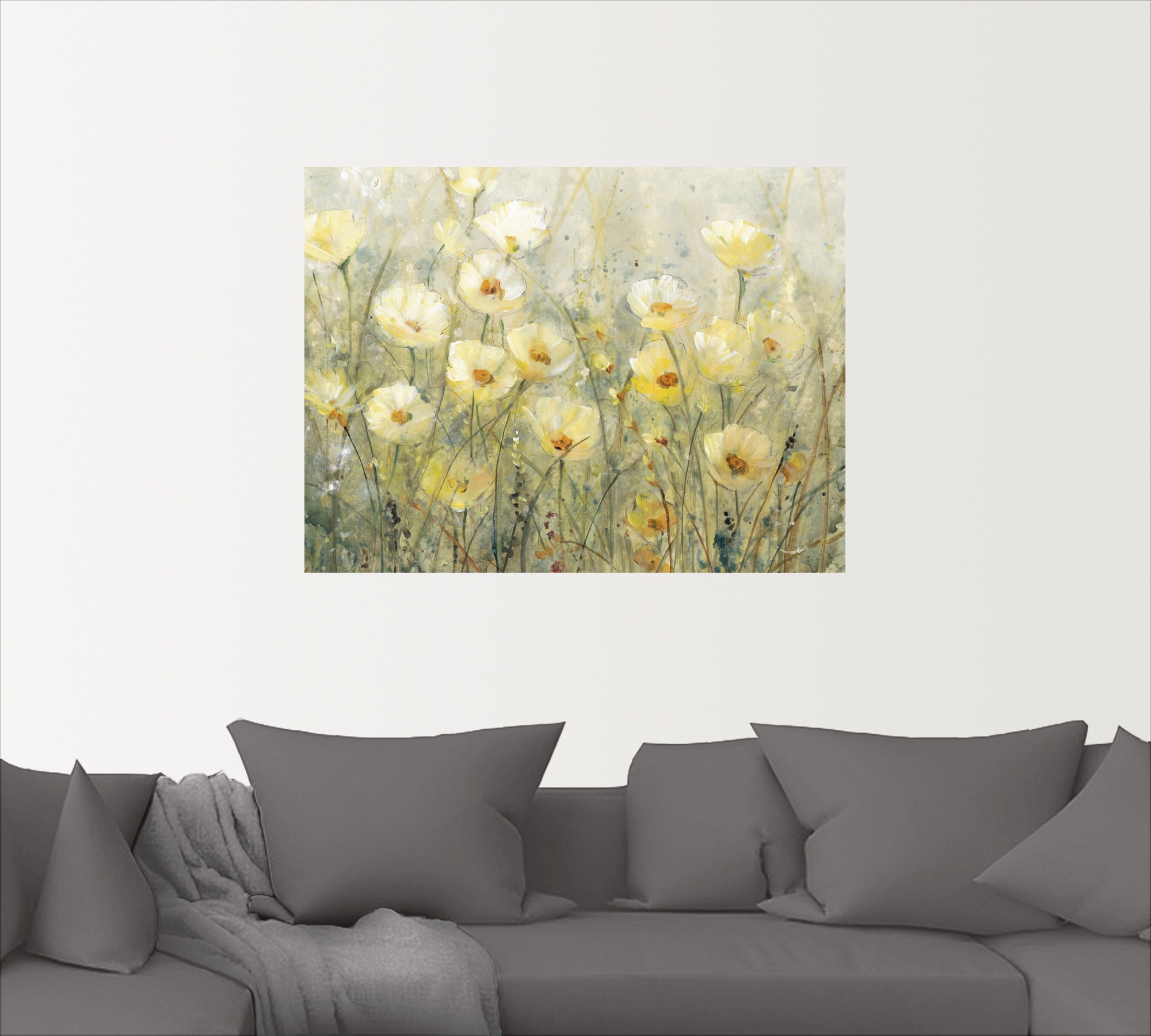 Artland Wandbild »Sommer in voller bequem Blumenwiese, oder Grössen Alubild, (1 Wandaufkleber kaufen versch. als Blüte in St.), Poster Leinwandbild, I«