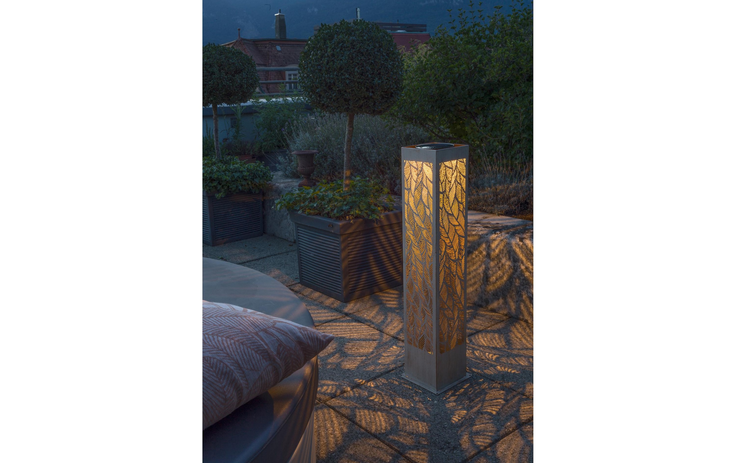 STT LED Gartenleuchte »Julia, shadow weiss«