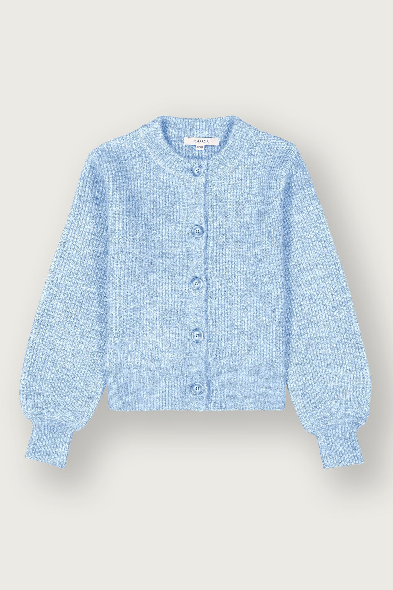 Garcia Strickjacke Rumpfabschluss ohne Bündchen