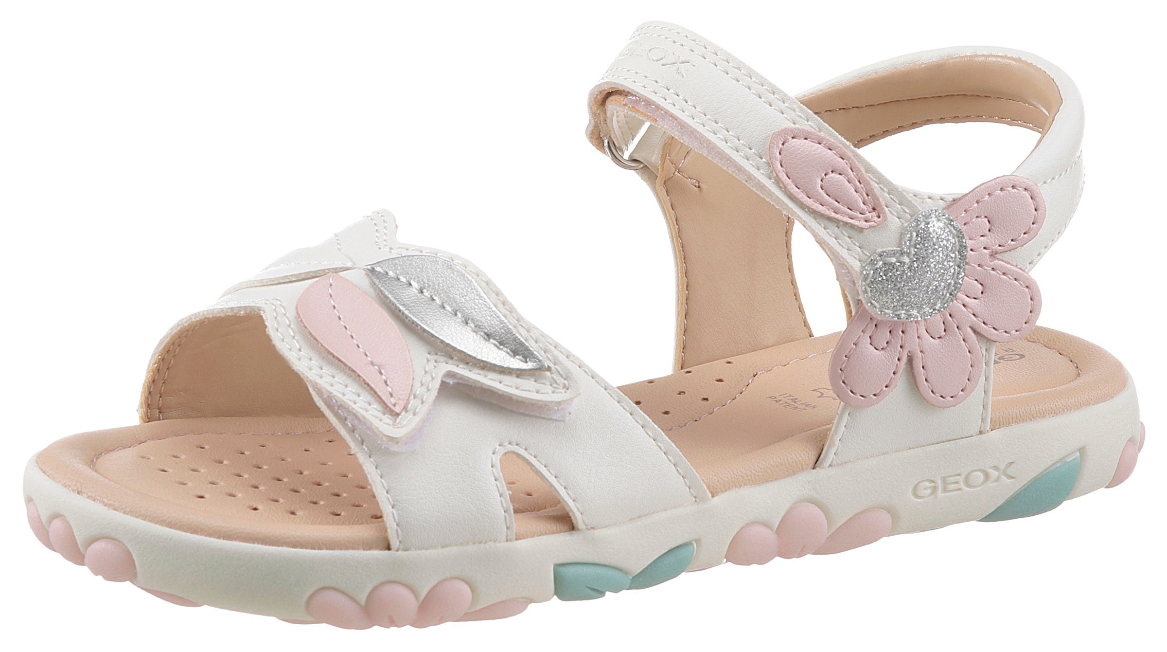 Image of Geox Kids Sandale »J SANDAL HAITI GIRL«, mit niedlichen Blüten-Applikationen bei Ackermann Versand Schweiz