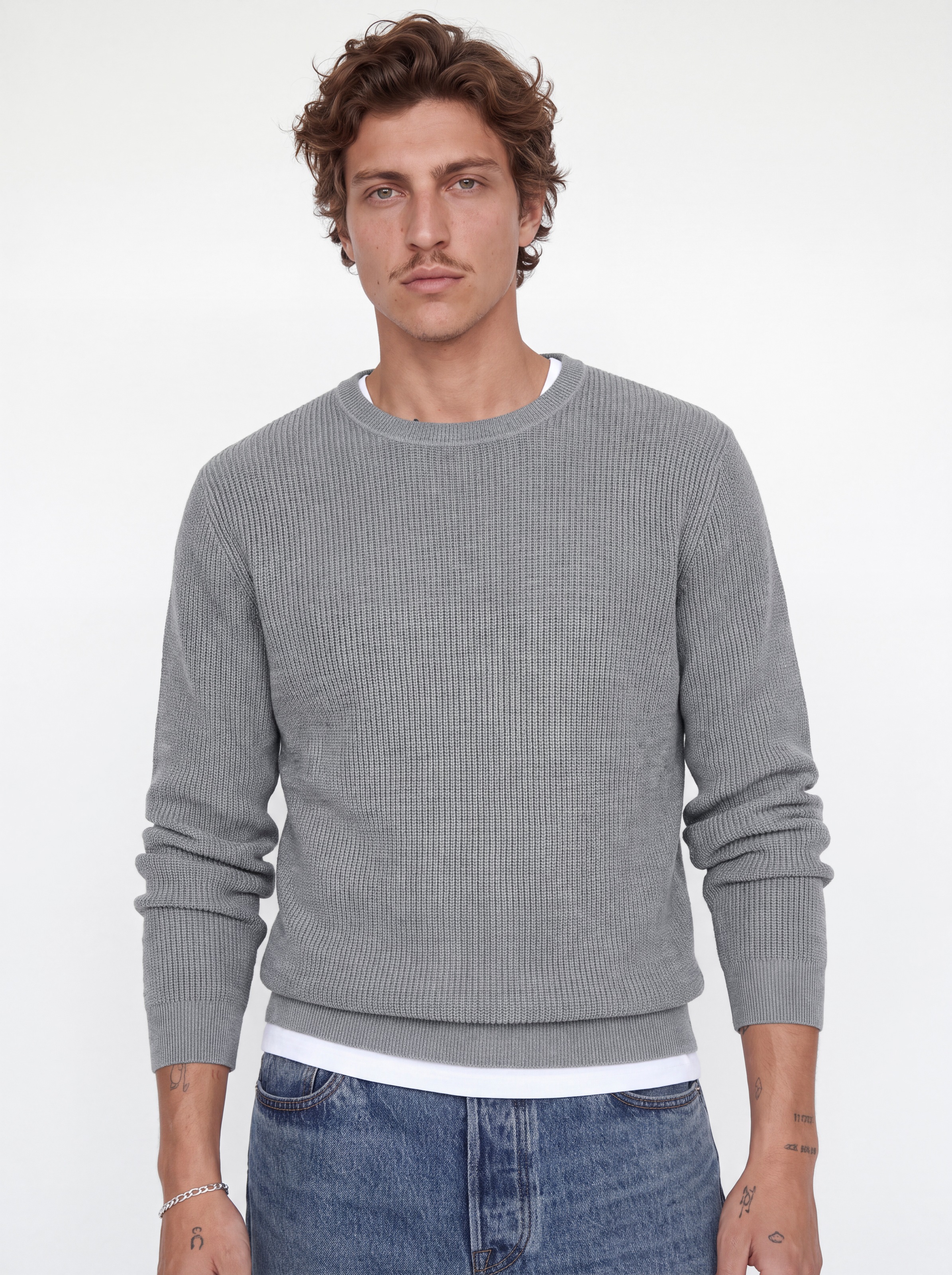 Jack & Jones Rundhalspullover »JPRBLACONNOR KNIT CREW NECK« Baumwolle, regular fit