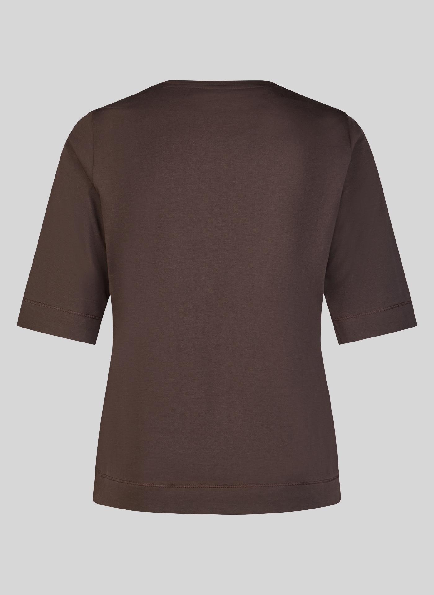 Rabe Shirt à col rond T-shirt d'été avec détails clous et imprimés
