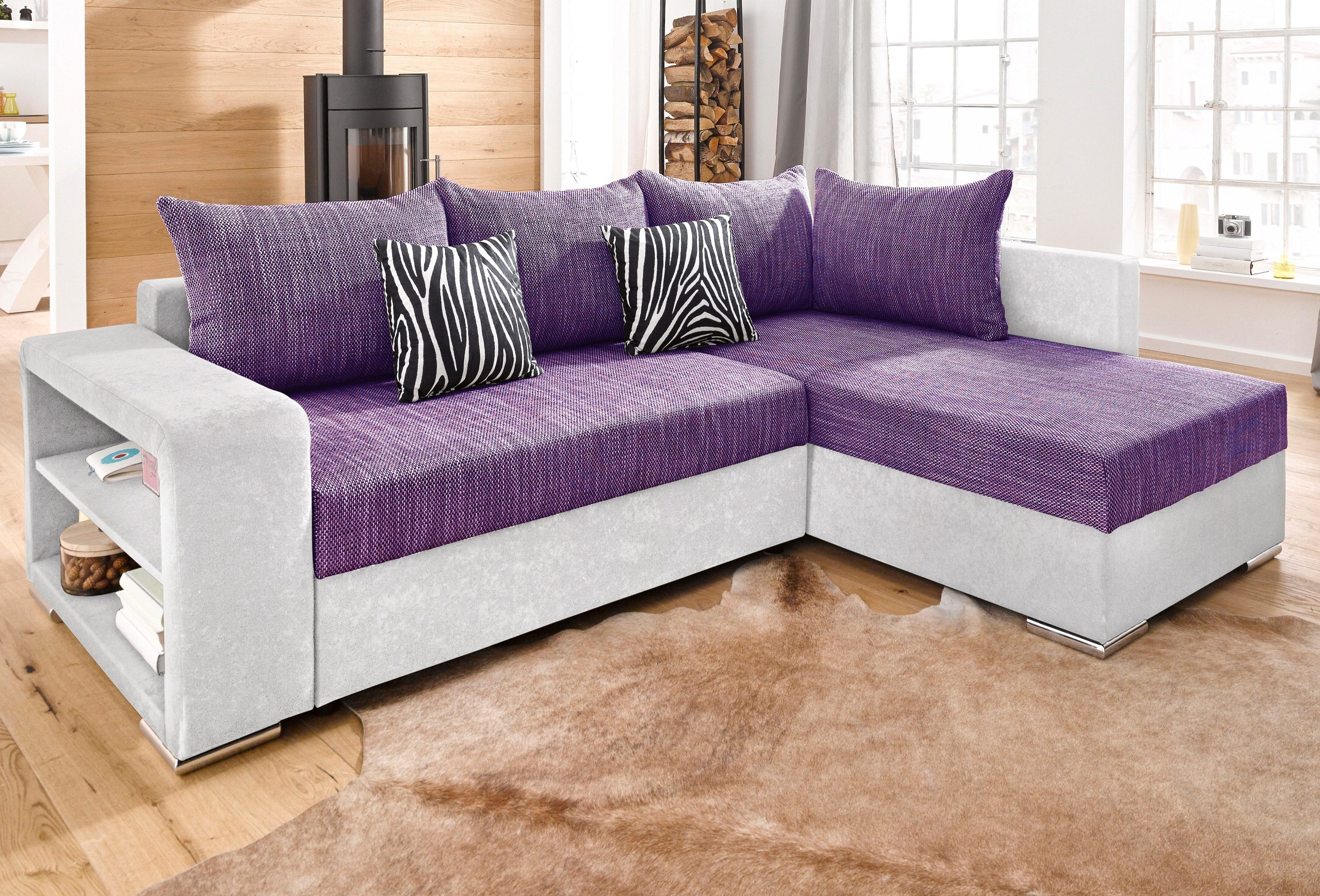 Image of COLLECTION AB Ecksofa, mit Bettfunktion, wahlweise mit Federkern bei Ackermann Versand Schweiz