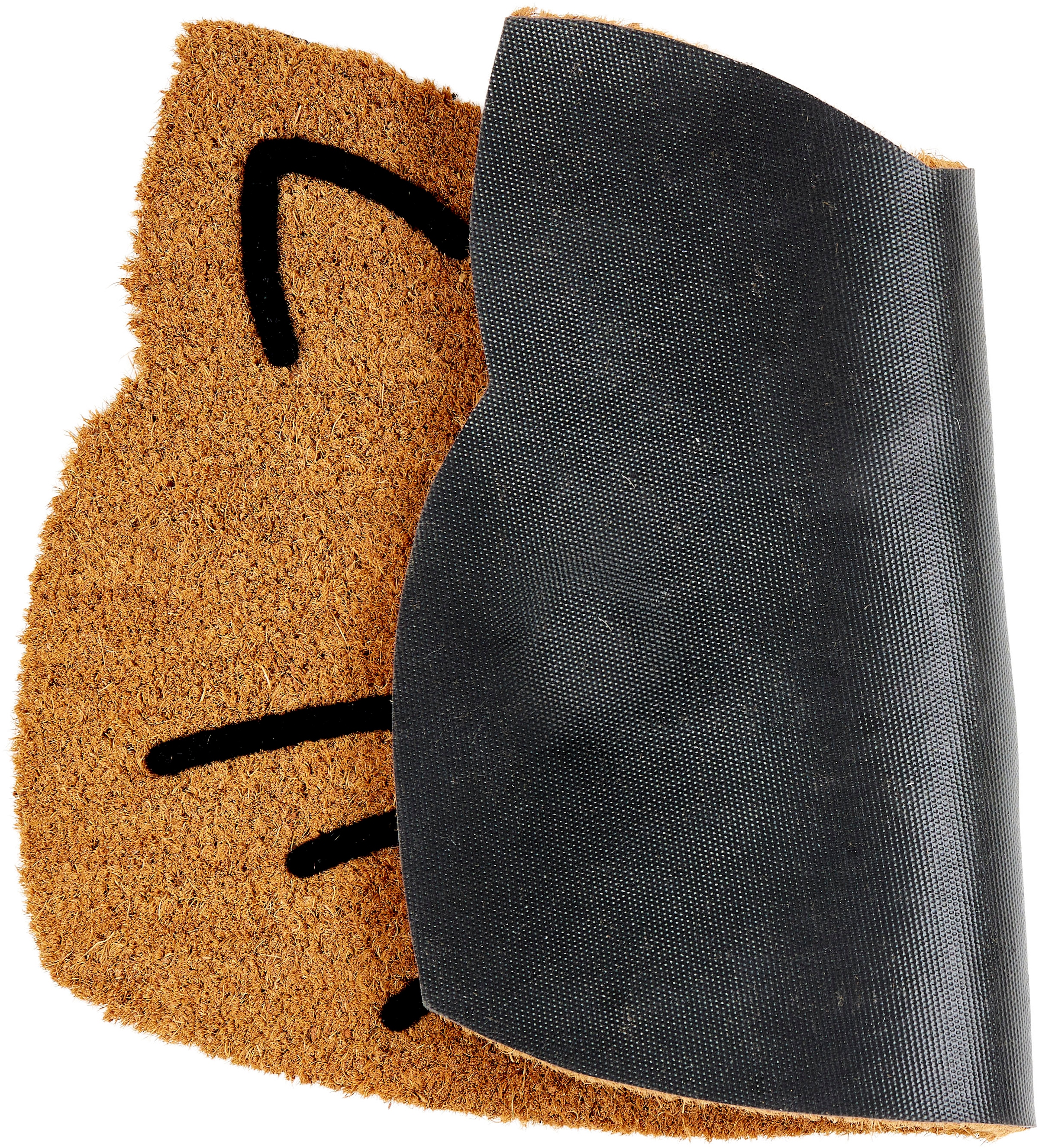 ASTRA Fussmatte »Coco Design 120« Motivform 14 mm Höhe Kokos, Katze, Türmatte, rutschfest, Motivform