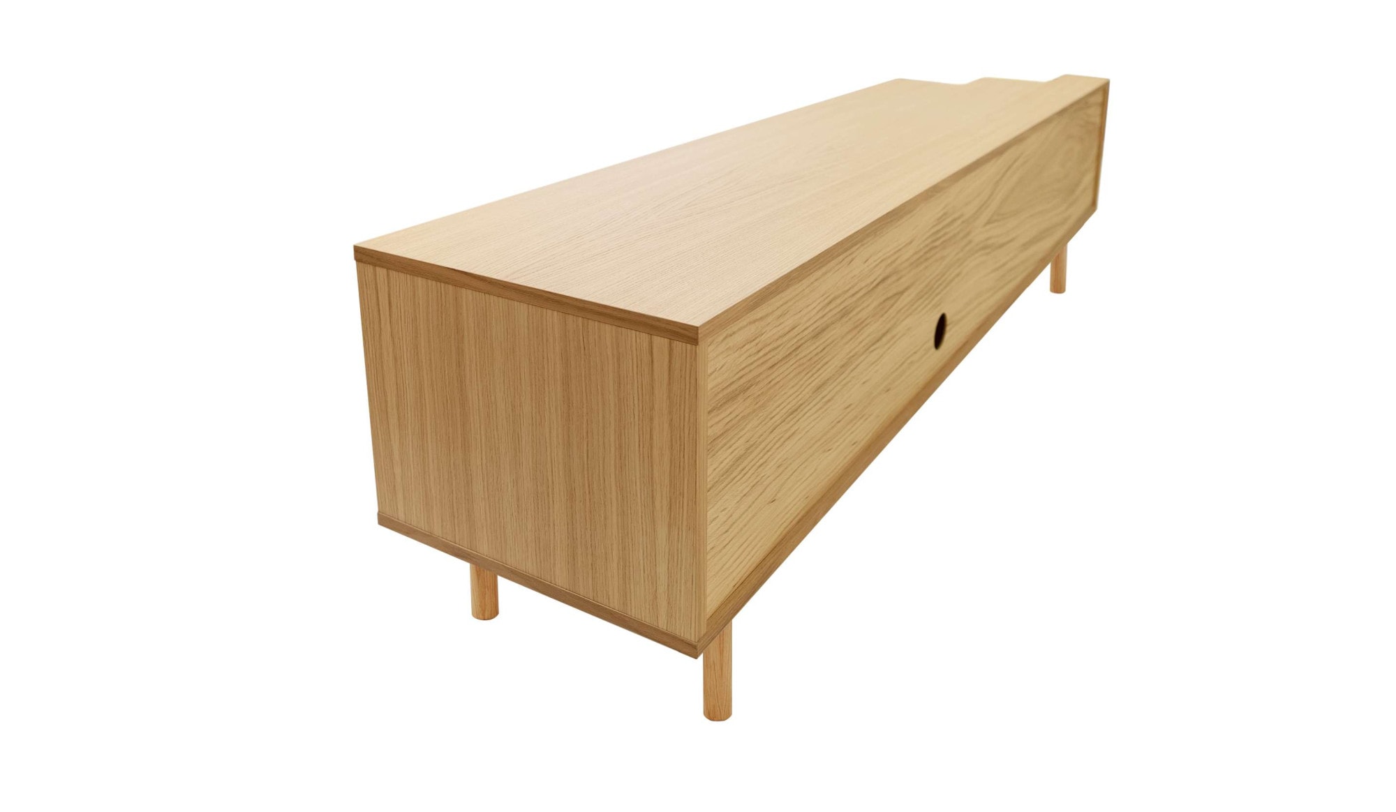 Woodman TV-Board »Shift«, mit Echtholzfurnier aus Eiche, Breite 189 cm, mit Push-to-Open, FSC®