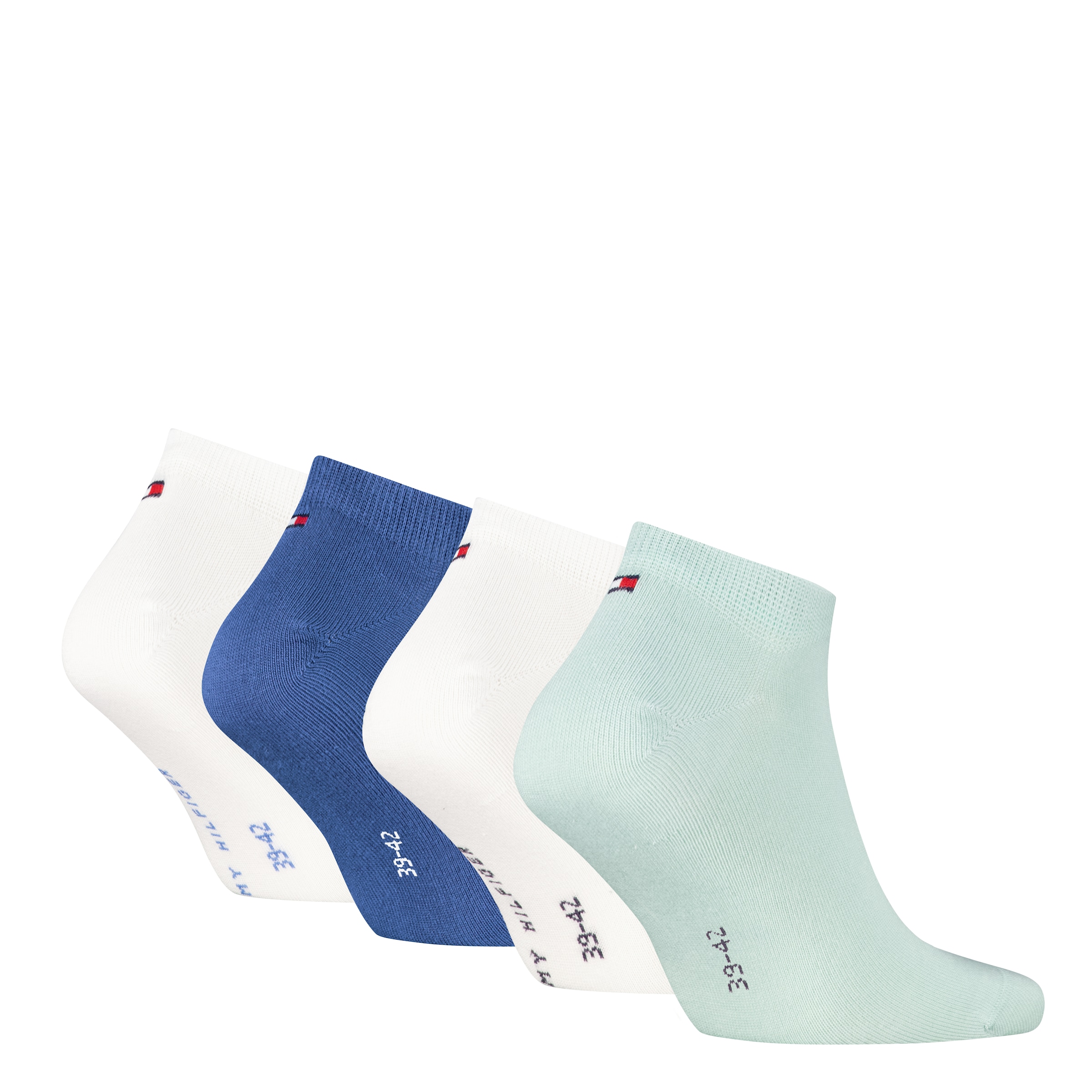 Tommy Hilfiger Chaussettes de baskets »TH MEN SNEAKER 4P LOGO STRIPE ECOM« 4 Paar, 