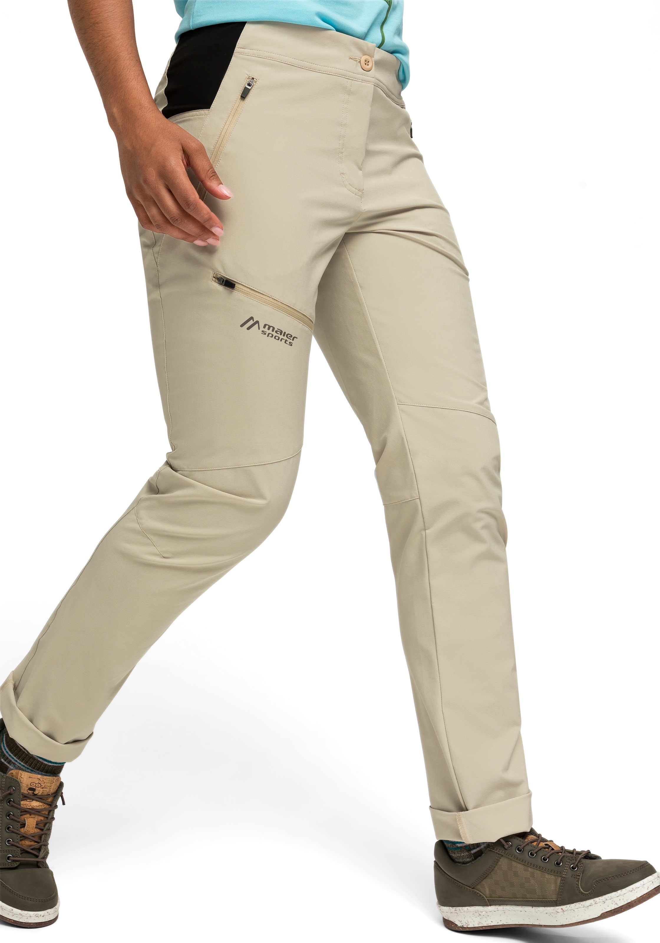 Maier Sports Outdoorhose »Latit Slim Vario W«, Damen Wanderhose, lange Outdoor-Hose, Trekkinghose slim