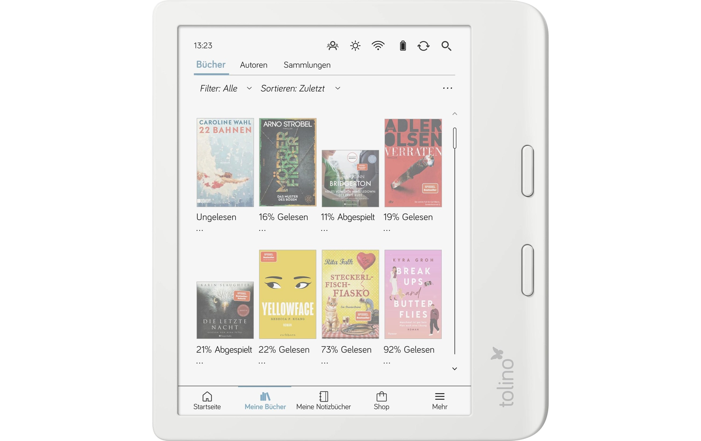 Image of Tolino E-Book "Reader Vision Color" ( / 7 ″) Beleuchtung)