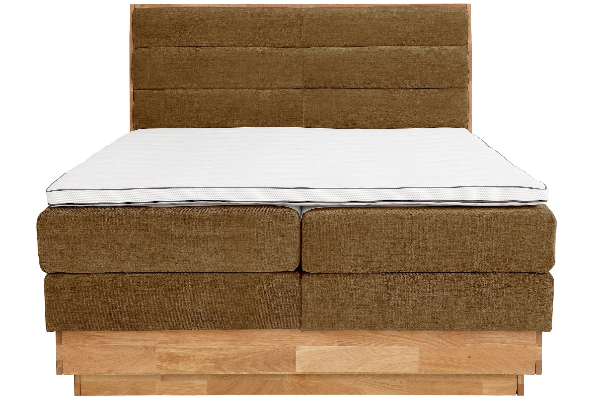 GOODproduct Boxspringbett »Jenna« ohne LED-Beleuchtung, mit zertifizierten, recycelten Bezugsstoffen