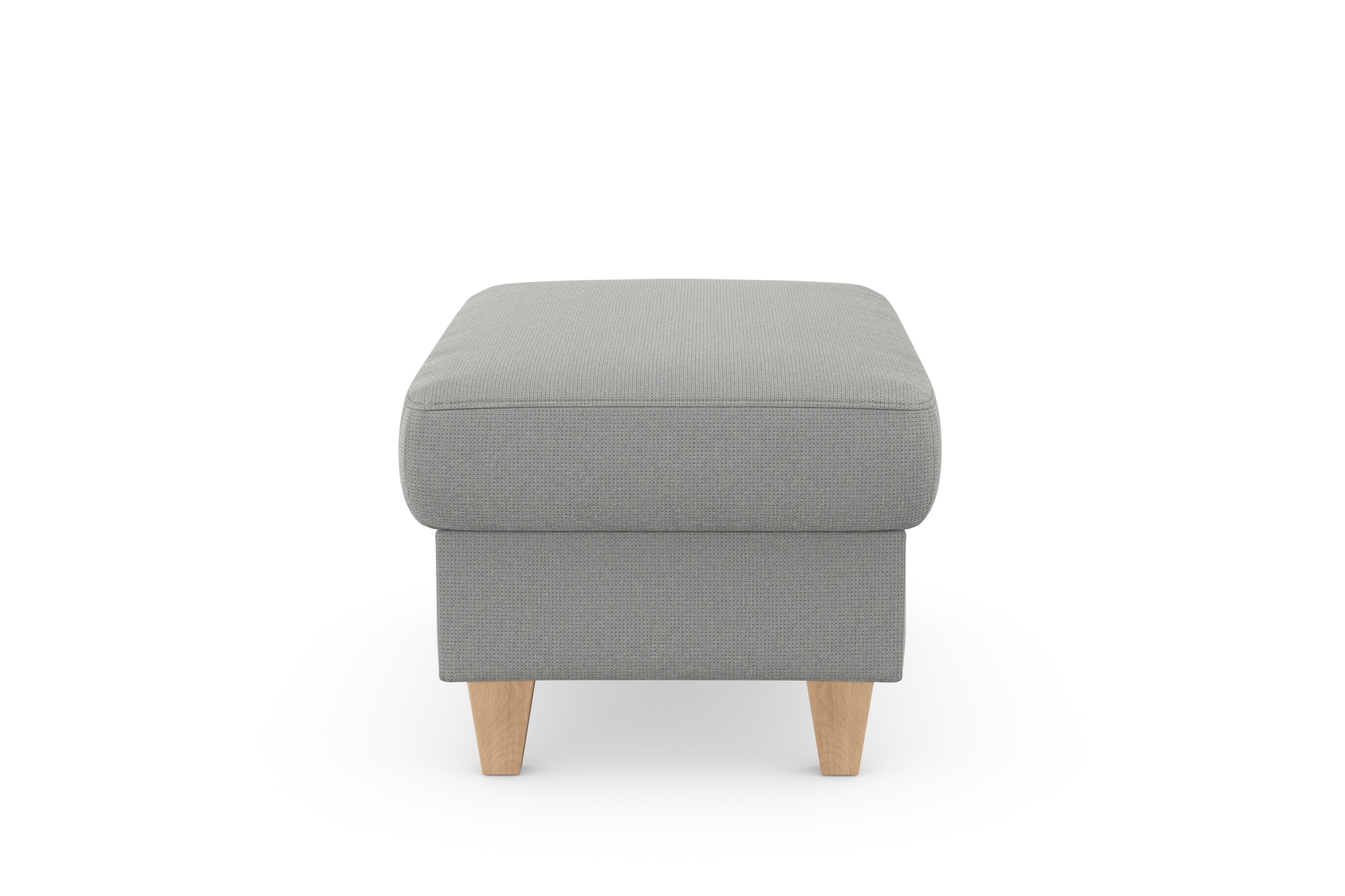sit&more Stauraumhocker »Farö«, mit Stauraum und Federkern und naturfarbenen Füssen