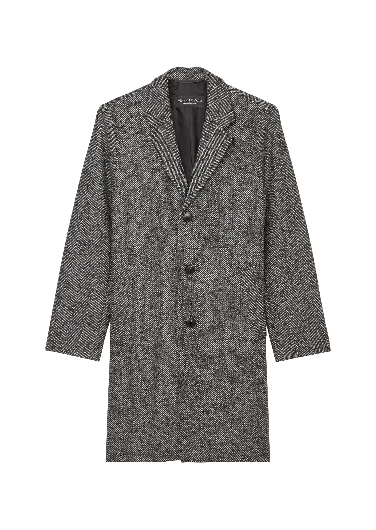 Marc O'Polo Langmantel, Herringbone-Muster
