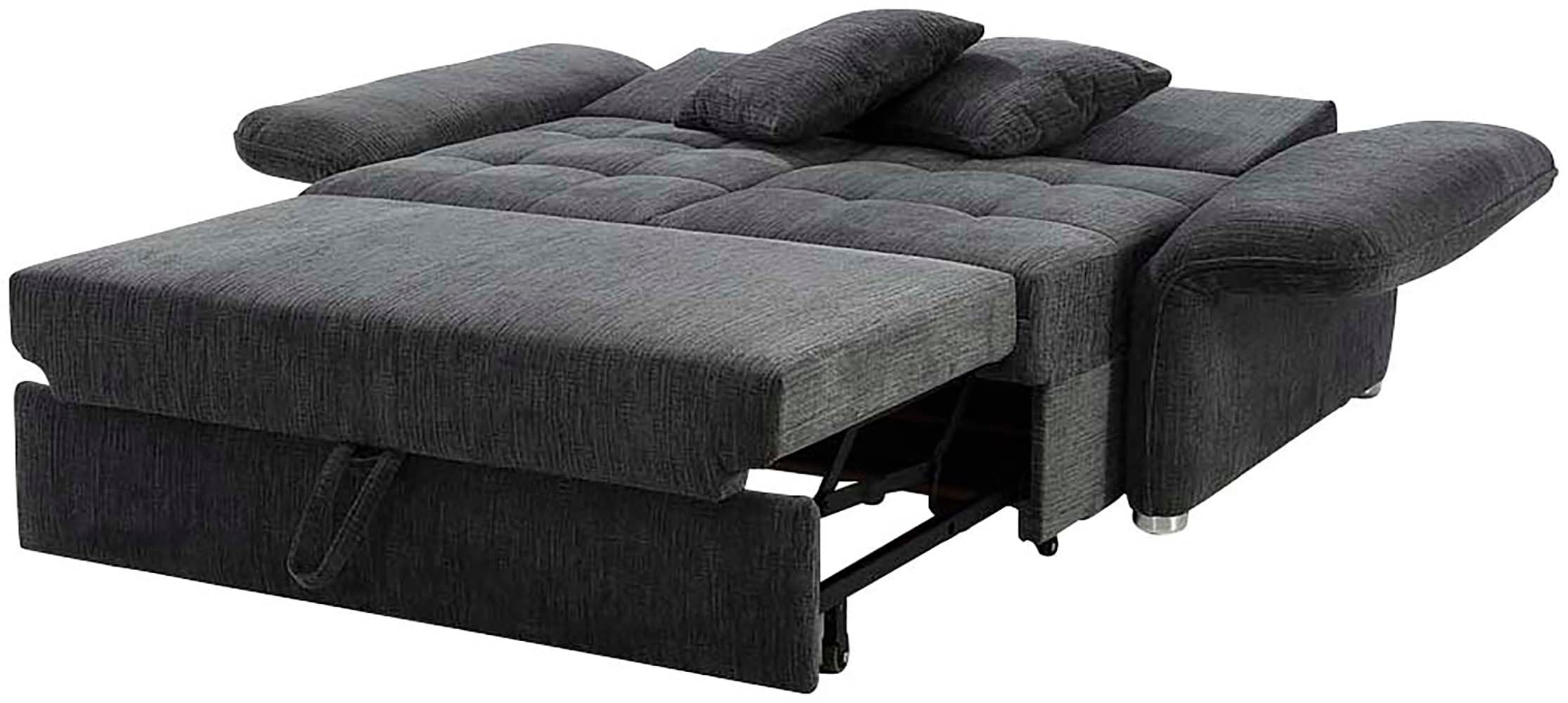 Jockenhöfer Gruppe Schlafsofa »Leon, B: 147 - 187 cm, Liegefl. 120 - 160x200 cm, Breite wählbar« mit Schlaffunktion & Zierkissen, in 3 Breiten