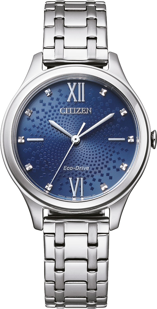Image of Citizen Solaruhr Armbanduhr, Damenuhr, analog, Edelstahlarmband