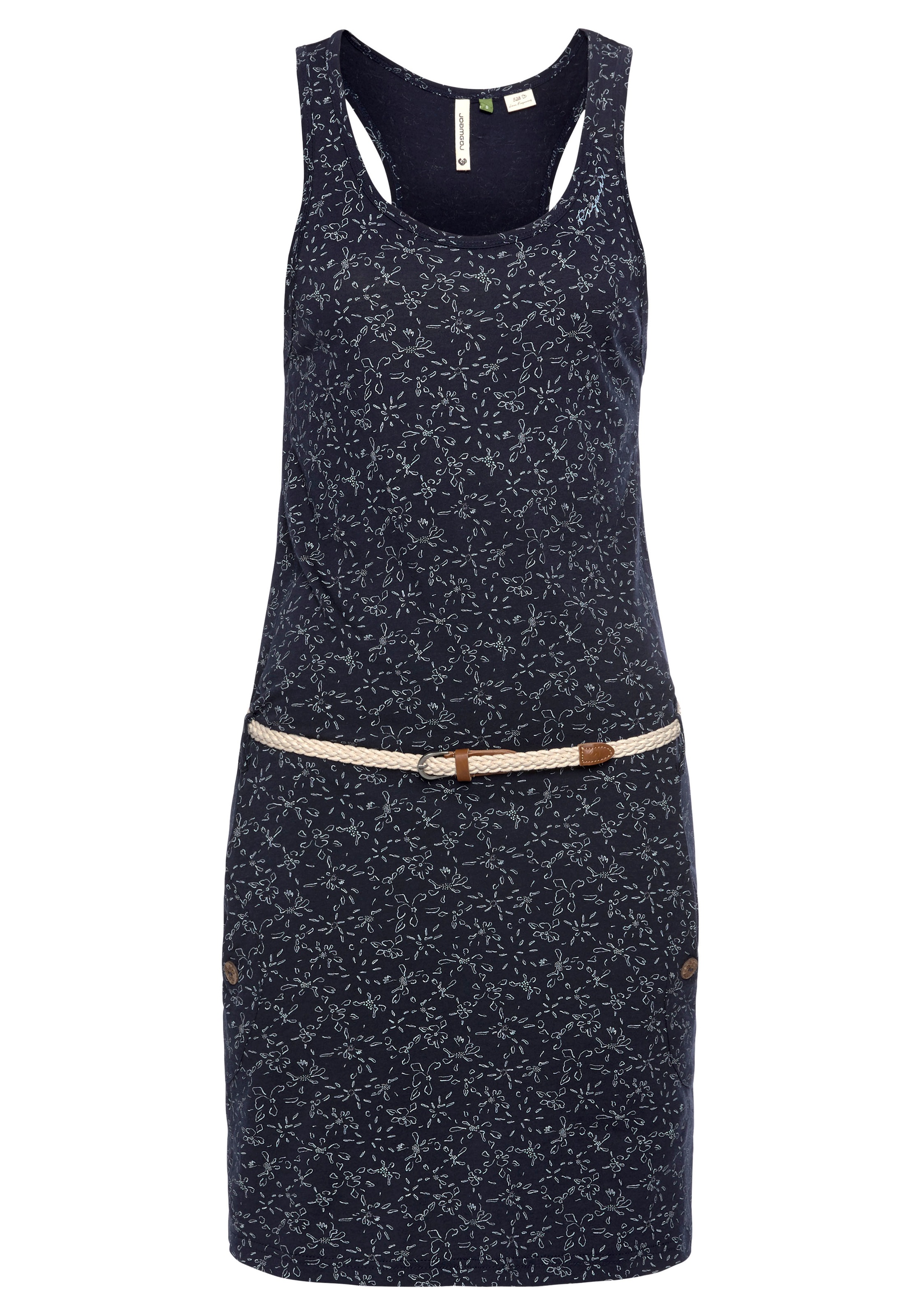 Image of Ragwear Shirtkleid »KESY ORGANIC«, (2 tlg., mit abnehmbarem Gürtel), mit Allover-Druck bei Ackermann Versand Schweiz