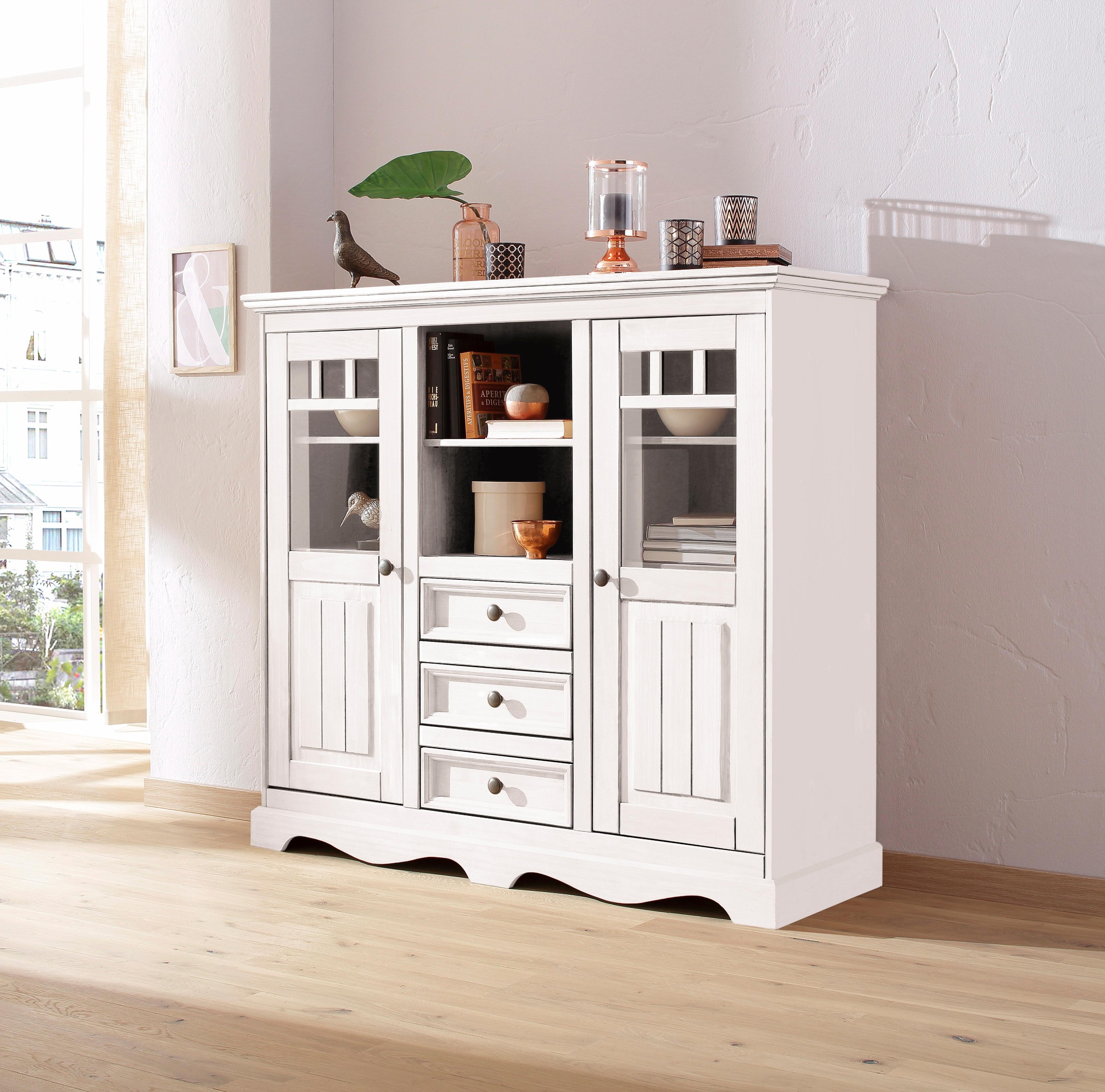 Image of Home affaire Highboard »Melissa«, Breite 132 cm bei Ackermann Versand Schweiz