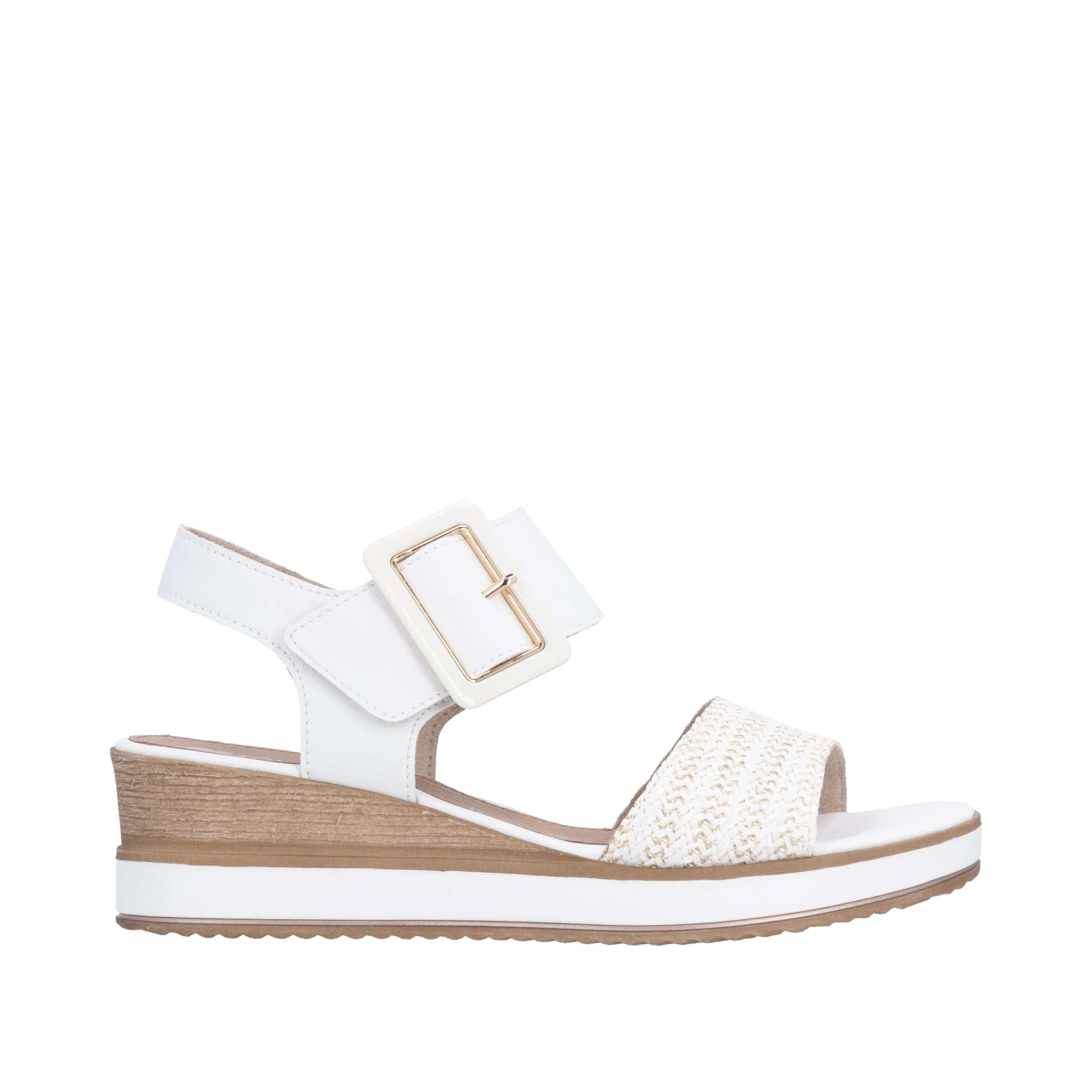 Remonte »ELLE-Collection«  Sommerschuh, Sandale, Bequemschuh mit Klett unter der Zierschnalle