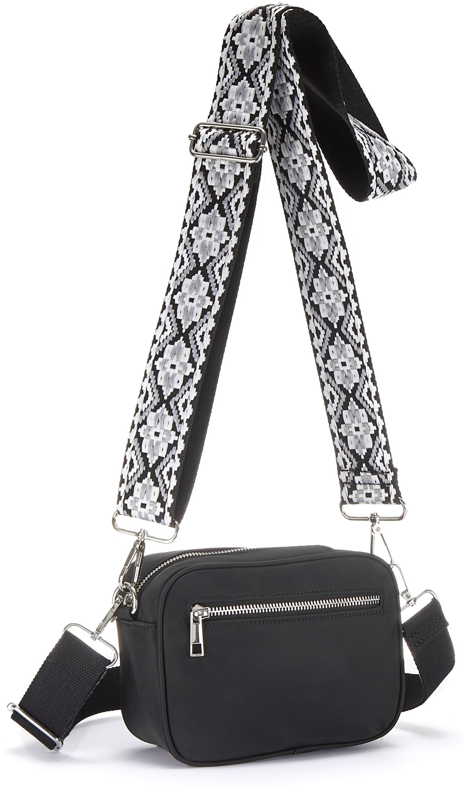 Image of LASCANA Umhängetasche "Minibag, Crossbody Bag, Damentasche, Schultertasche" Handtasche Damen zum Umhängen mit auswechselbaren Schulterriemen VEGAN