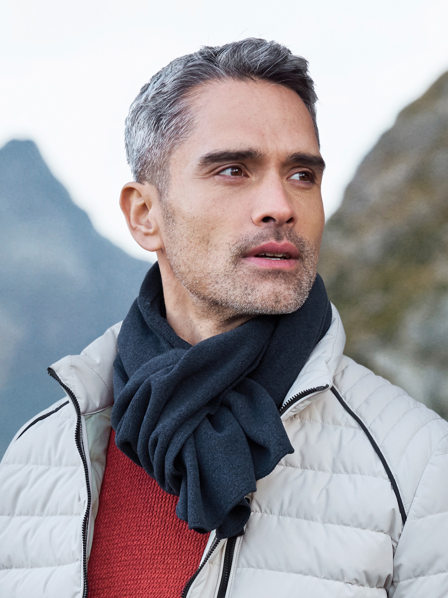 LERROS Écharpe tricotée »Fleece-Schal für Herren«