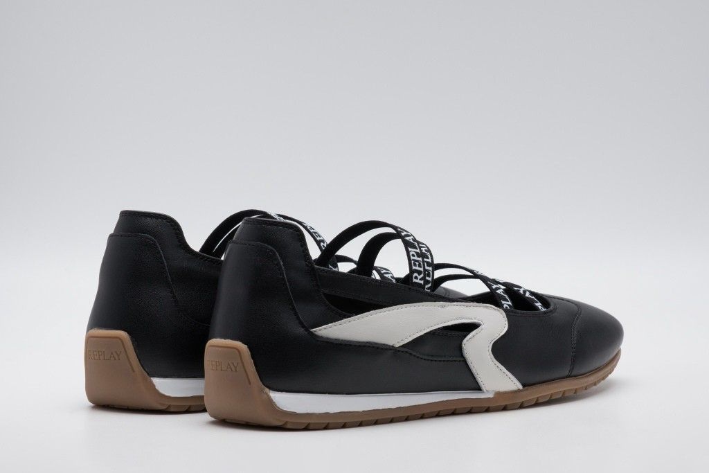 Replay Sneaker Ballerinas  Slipper, Schlupfschuh mit elastischen Gummizügen