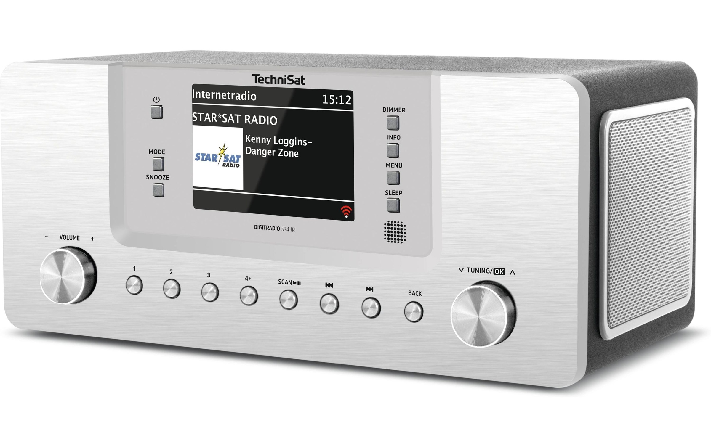 TechniSat Internet-Radio »DigitRadio 574 IR«, (Bluetooth Digitalradio (DAB+)-FM-Tuner-Internetradio)