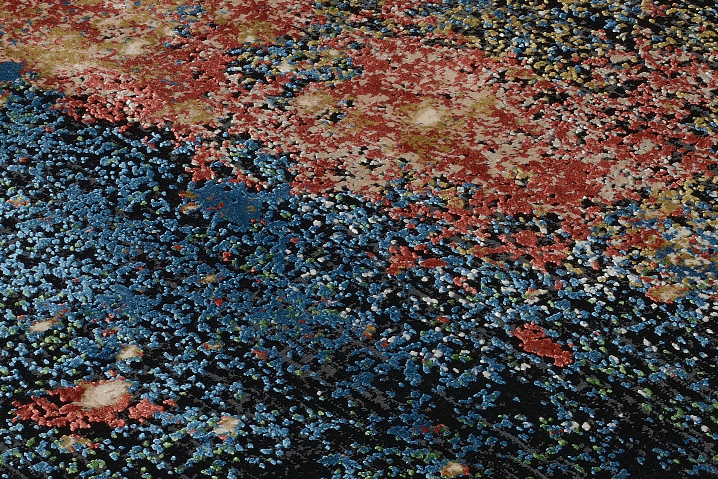 WK WOHNEN Teppich »LUXURY FOUR« rechteckig 7 mm Höhe fein eingefasst, sowie speziell veredelt, besonders flache Struktur